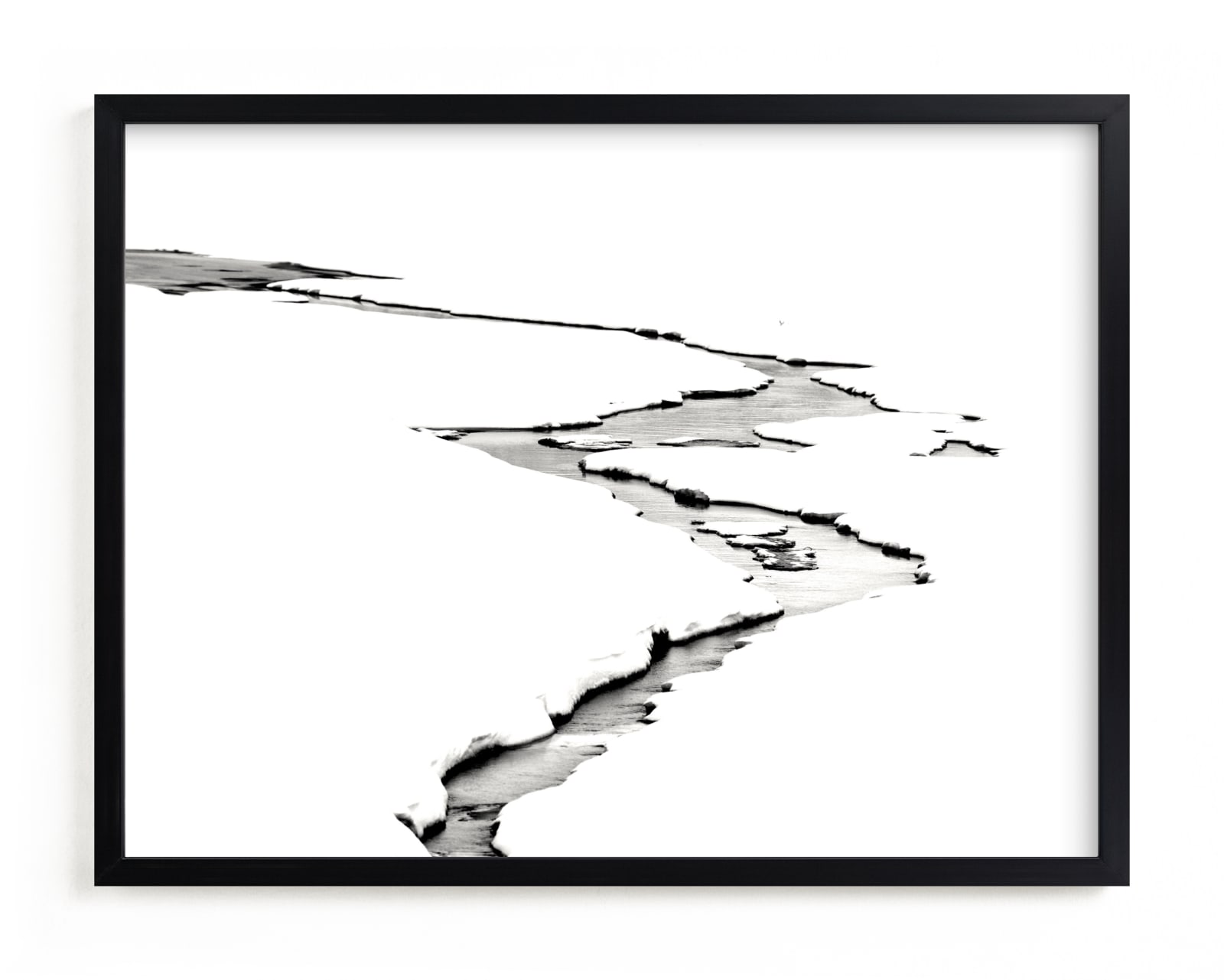 "Silver Ice" - Limited Edition Art Print by Leslie Le Coq in beautiful frame options and a variety of sizes.