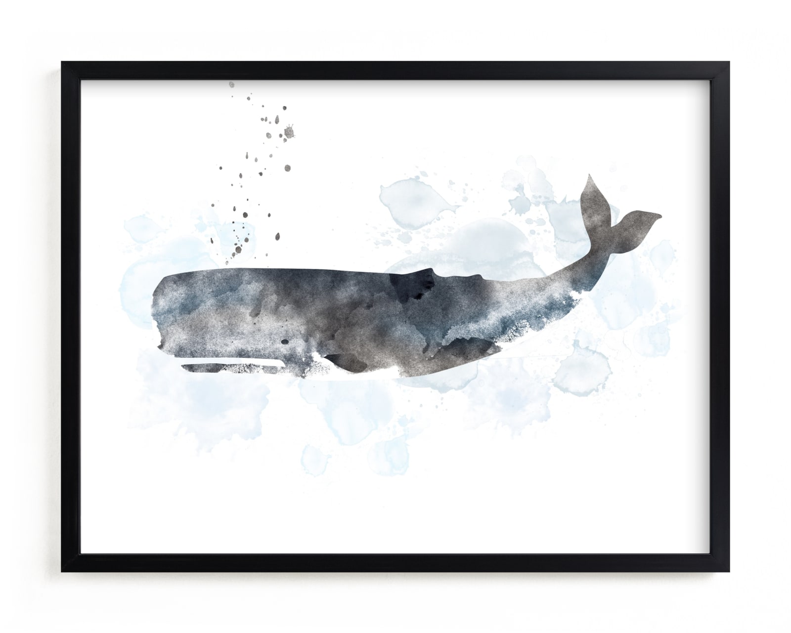"Whale Series One" - Limited Edition Art Print by Shirley Lin Schneider in beautiful frame options and a variety of sizes.