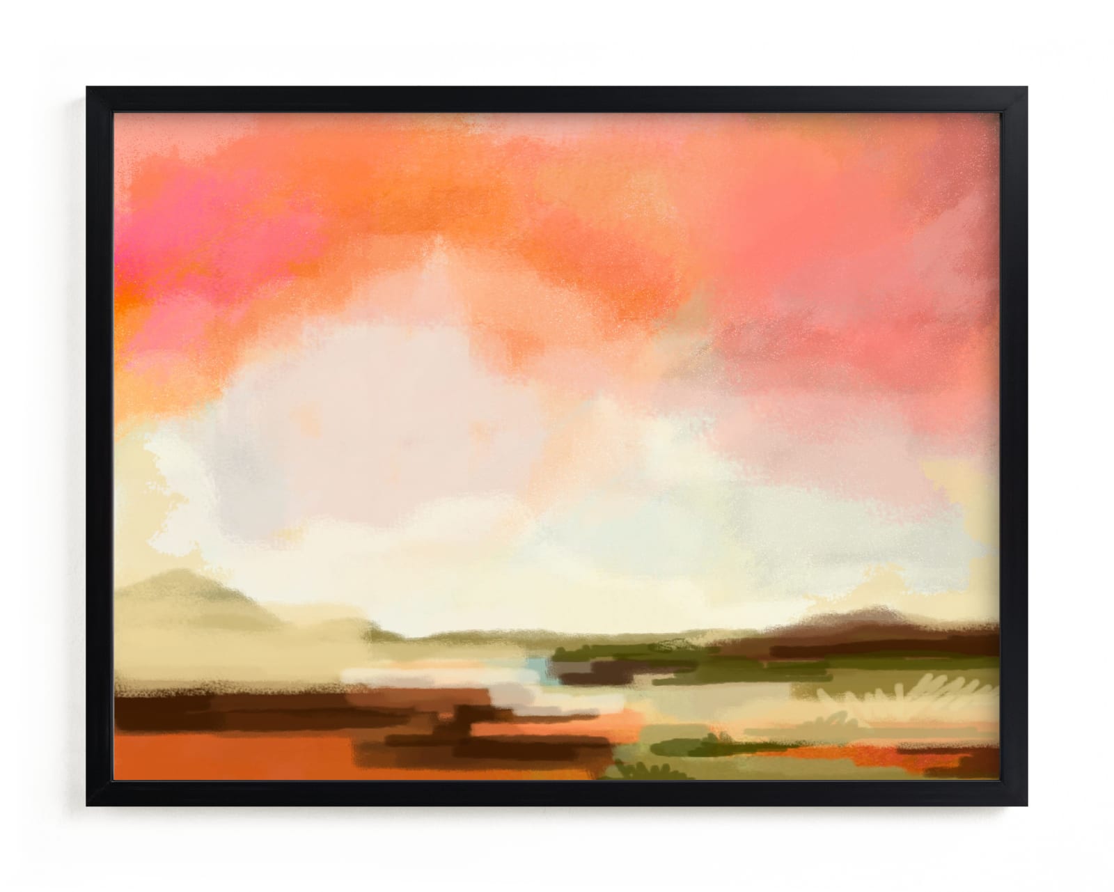 "Desert Walk" - Limited Edition Art Print by AlisonJerry in beautiful frame options and a variety of sizes.