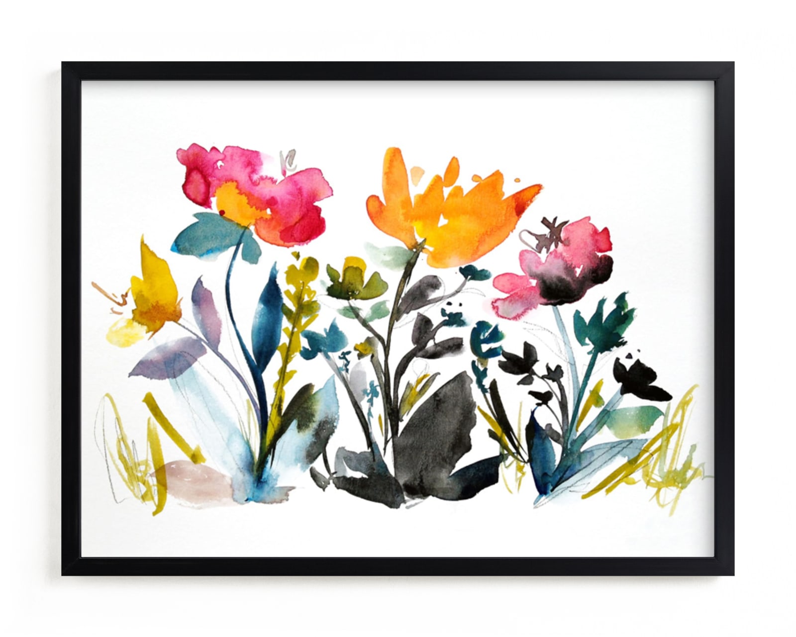 "island wildflowers no.2" - Limited Edition Art Print by Kiana Lee in beautiful frame options and a variety of sizes.