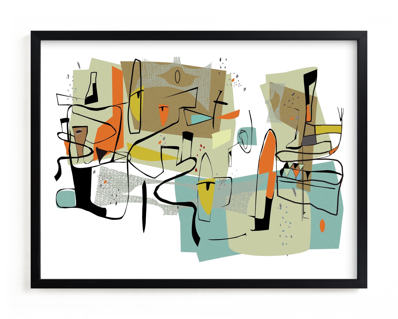 "fairview 1954" - Limited Edition Art Print by edwin wade in beautiful frame options and a variety of sizes.