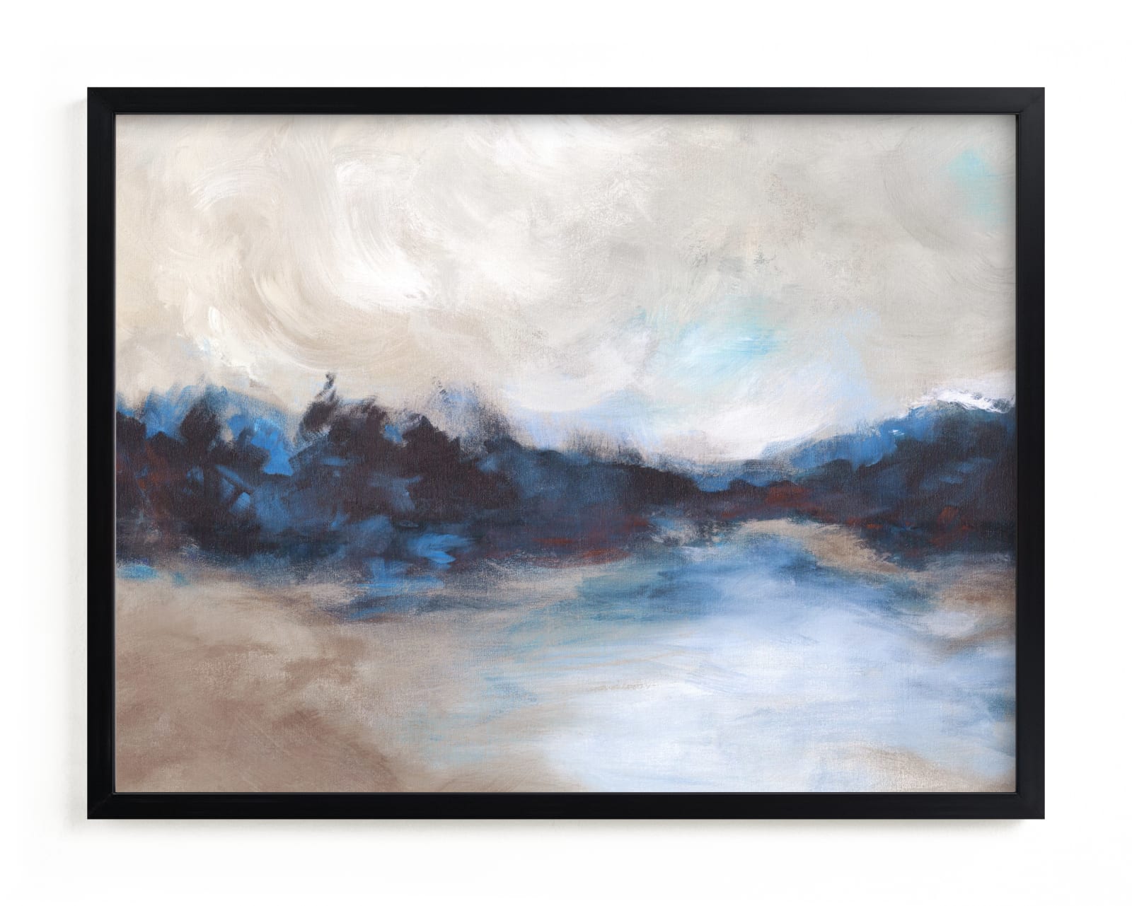 "Saint Mary's Lake" - Limited Edition Art Print by Lorent and Leif in beautiful frame options and a variety of sizes.