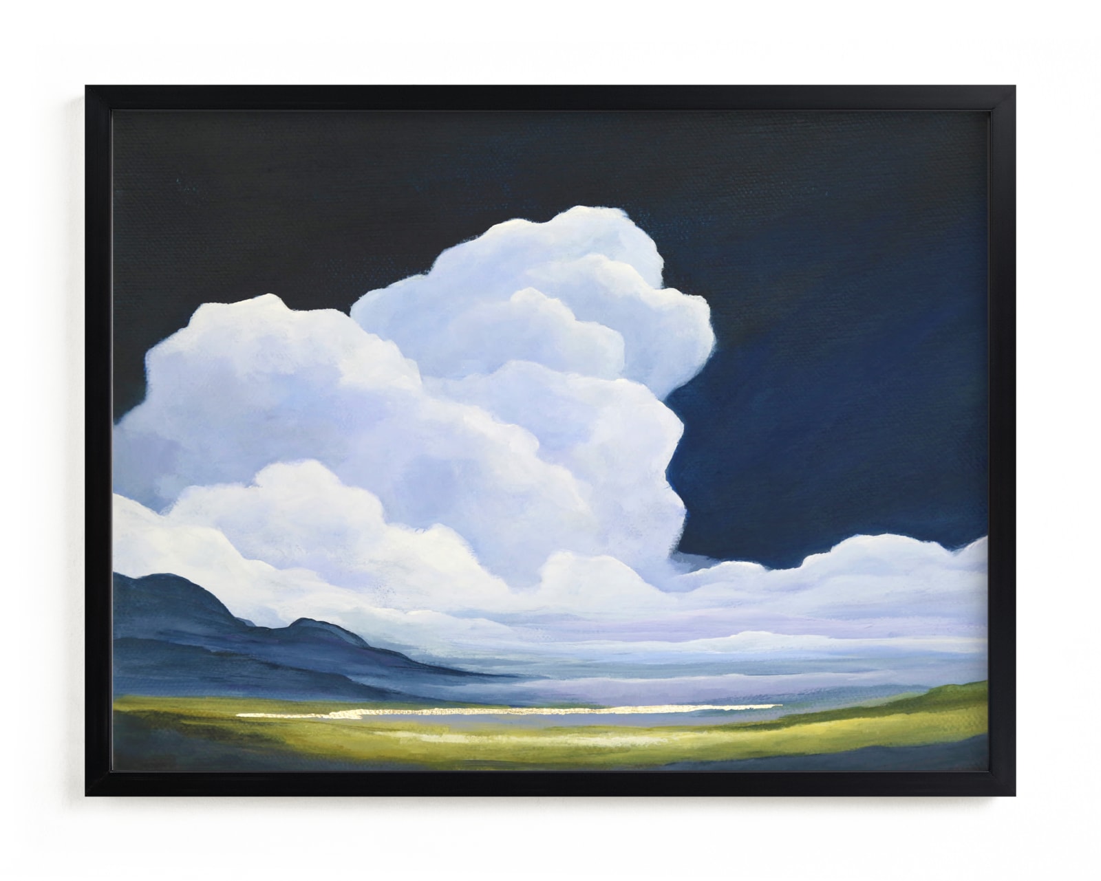 "Porcelain Sky" - Limited Edition Art Print by Mya Bessette in beautiful frame options and a variety of sizes.