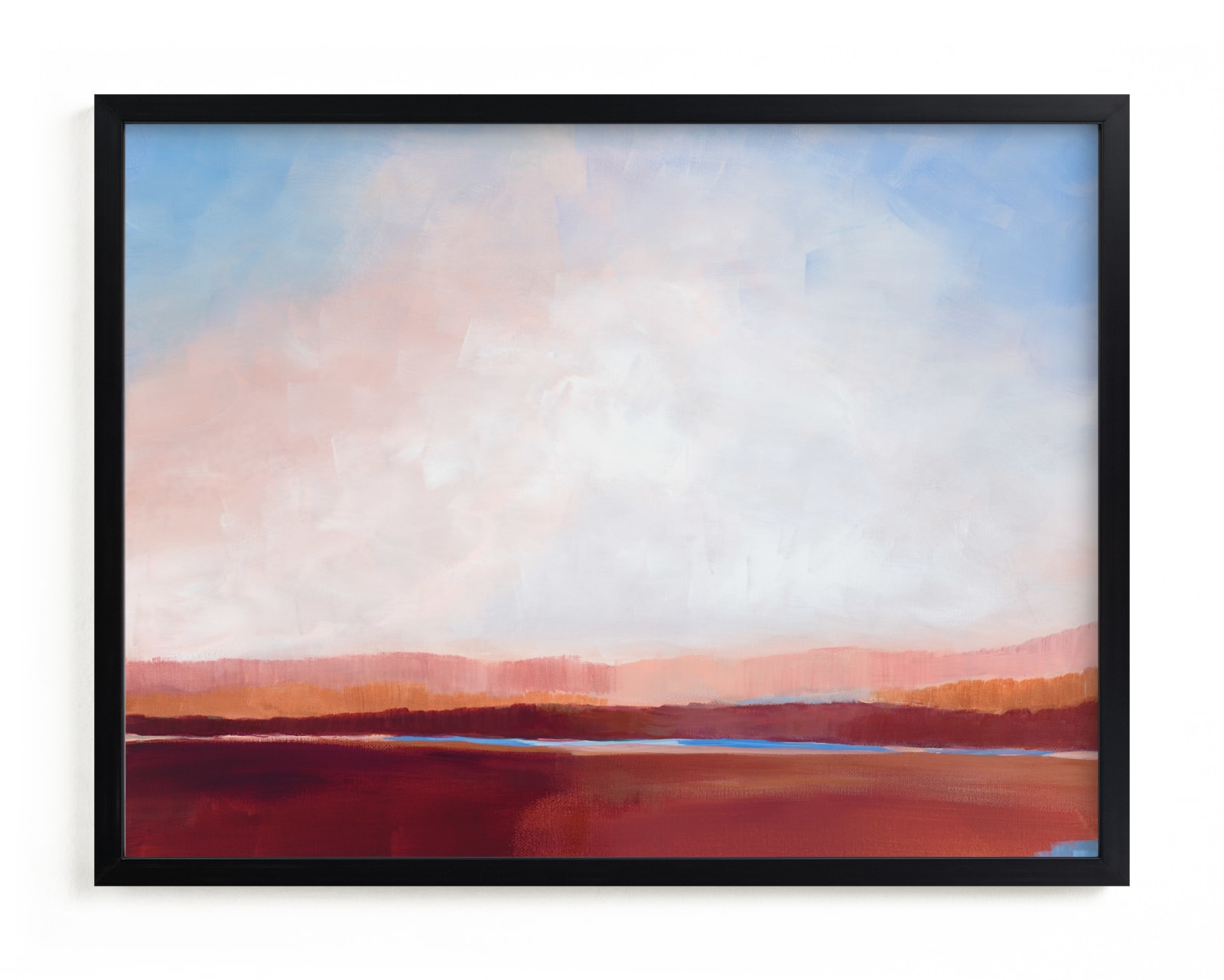 "Canyon Blue" - Limited Edition Art Print by AlisonJerry in beautiful frame options and a variety of sizes.