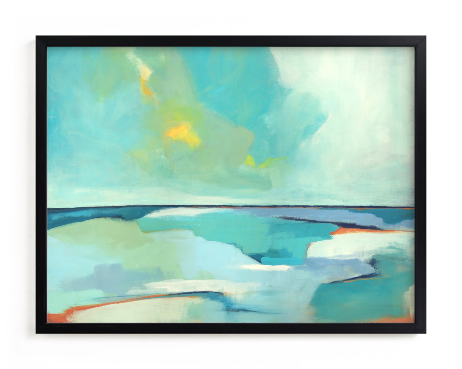 "Crossing Over to Isla" - Open Edition Fine Art Print by Mya Bessette in beautiful frame options and a variety of sizes.