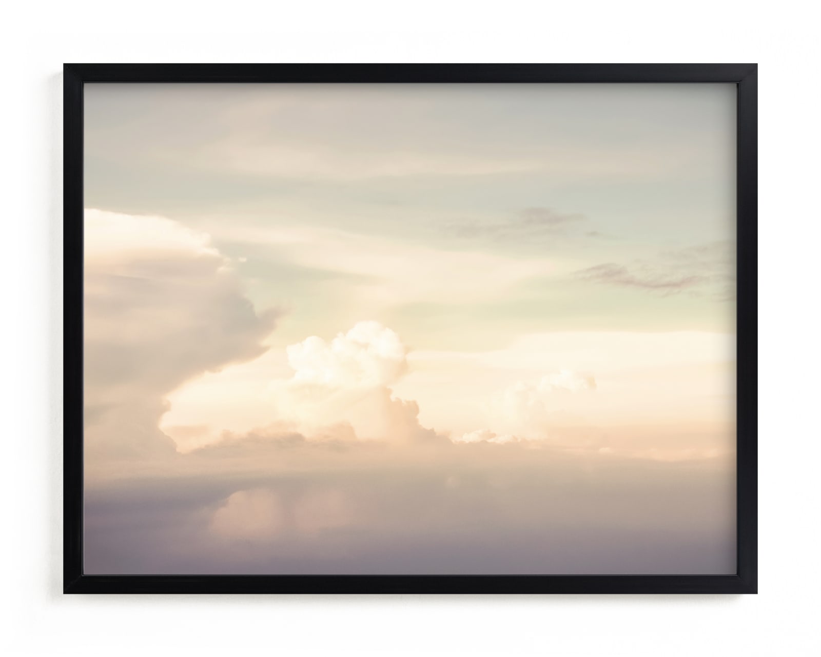 "Flying With Clouds" - Open Edition Fine Art Print by Qing Ji in beautiful frame options and a variety of sizes.