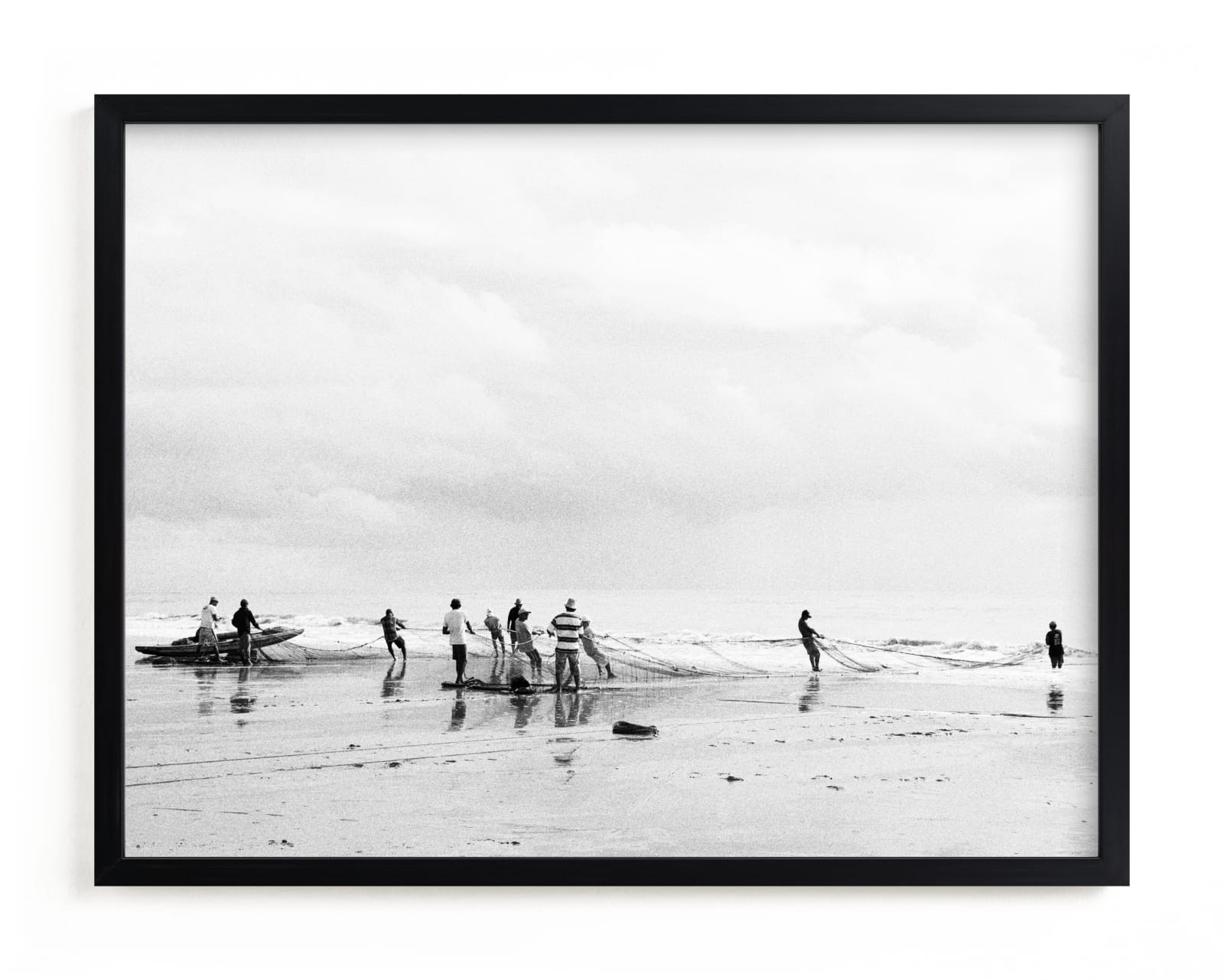 "The fishermen 1" - Limited Edition Art Print by Eliane Lamb in beautiful frame options and a variety of sizes.