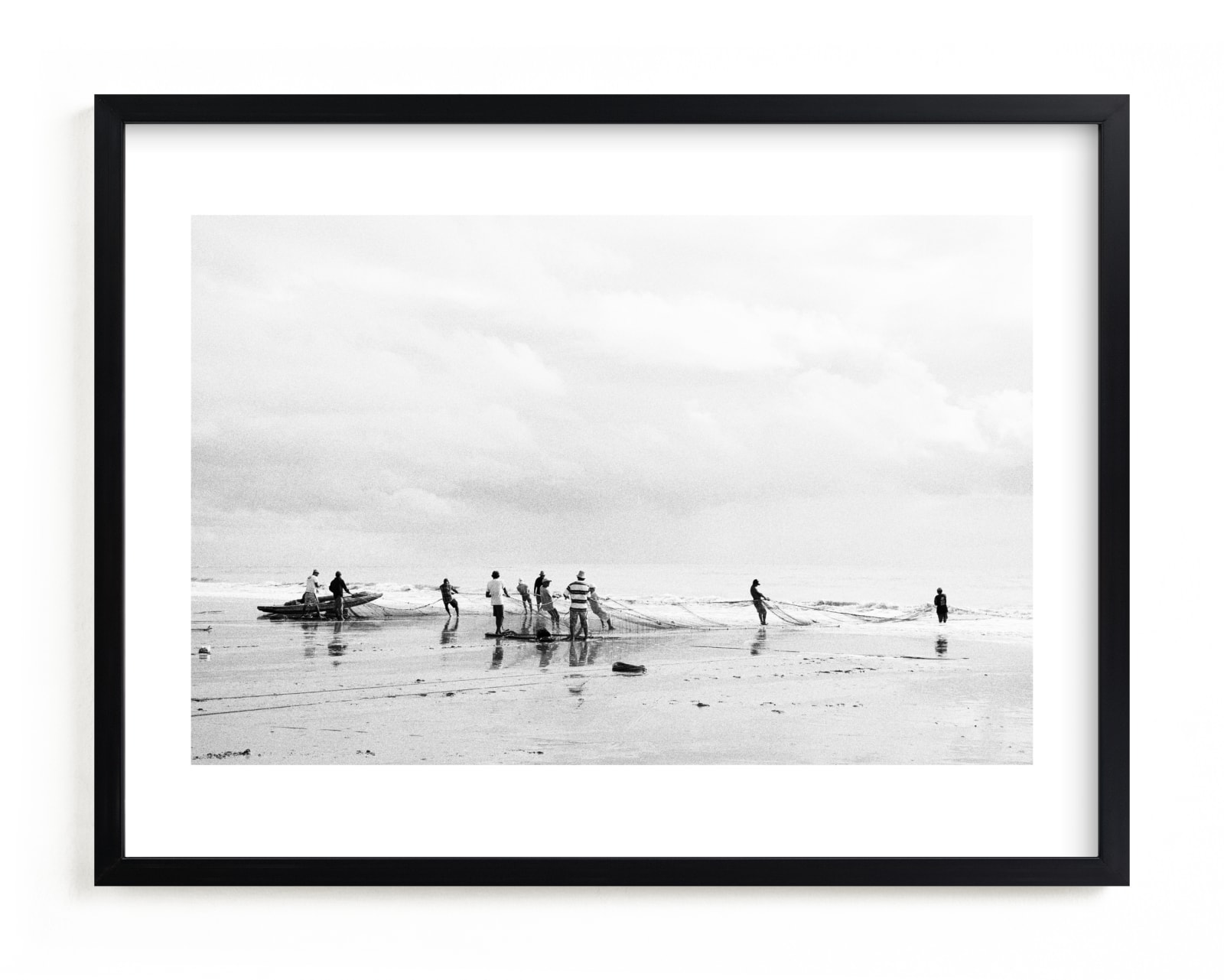 "The fishermen 1" - Limited Edition Art Print by Eliane Lamb in beautiful frame options and a variety of sizes.