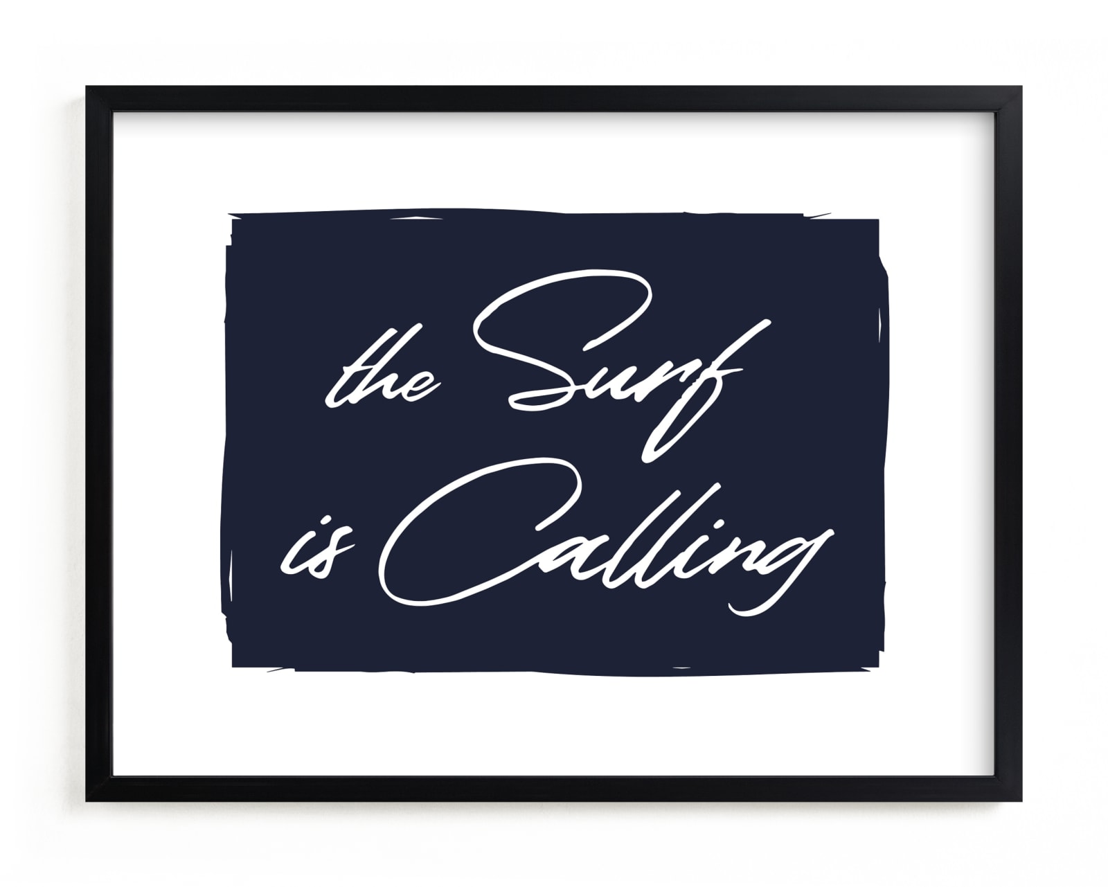 "The Surf is Calling" - Limited Edition Art Print by AK Graphics in beautiful frame options and a variety of sizes.