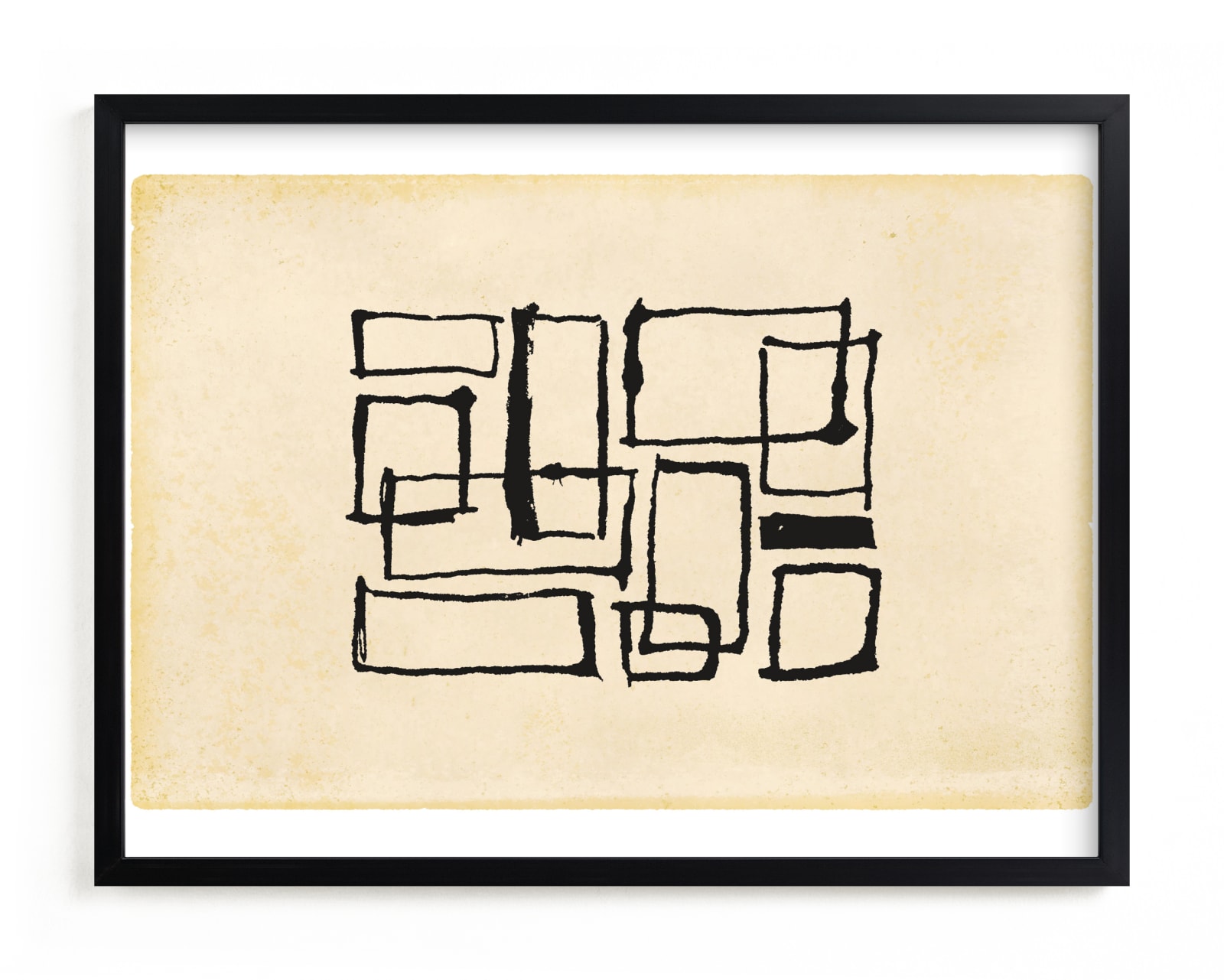 "Abtangular" - Art Print by Sydney Newsom in beautiful frame options and a variety of sizes.