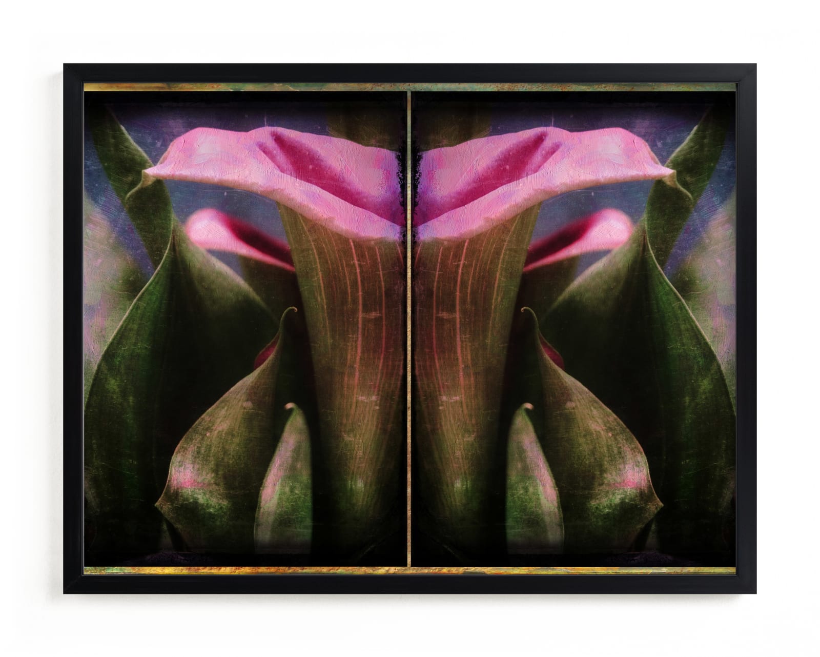 "Calla Lily Collage" - Art Print by Andy Mars in beautiful frame options and a variety of sizes.