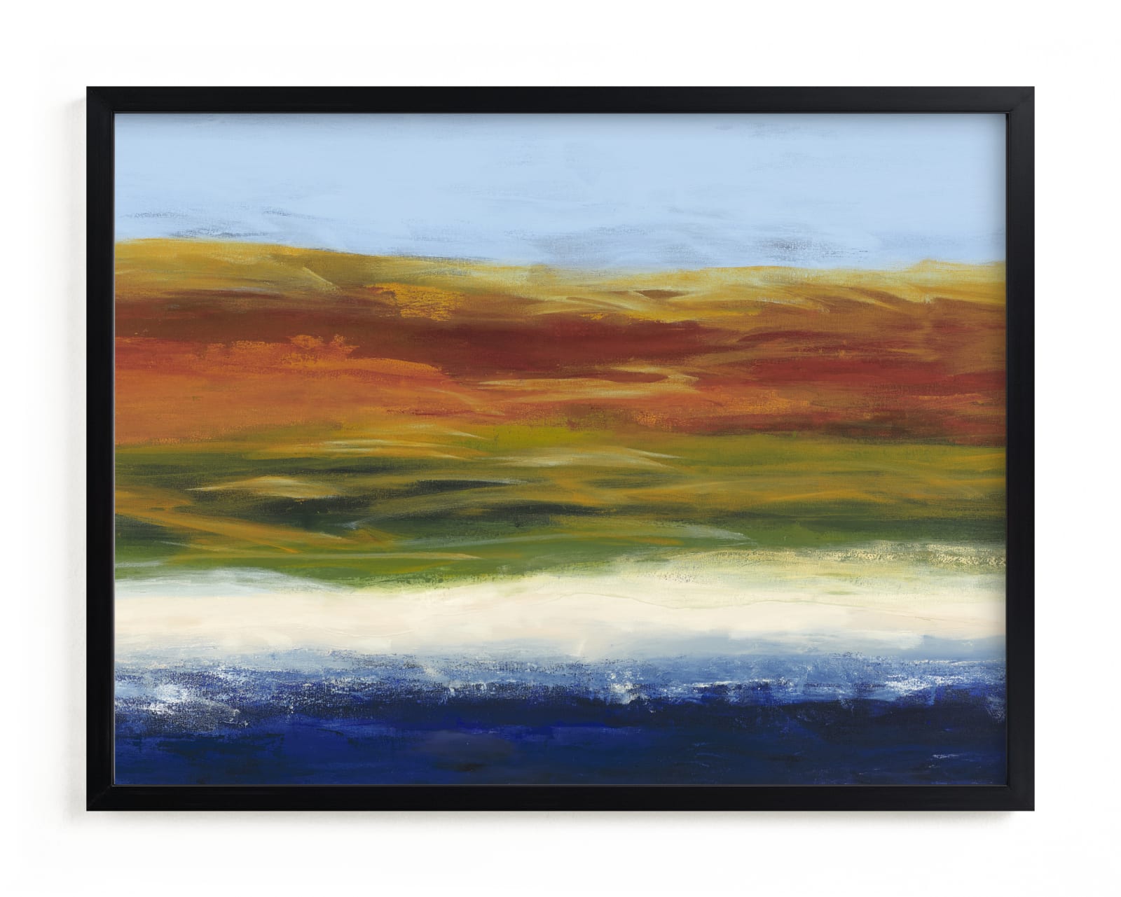 "Monterey Seascape" by Camille Pietrow in beautiful frame options and a variety of sizes.