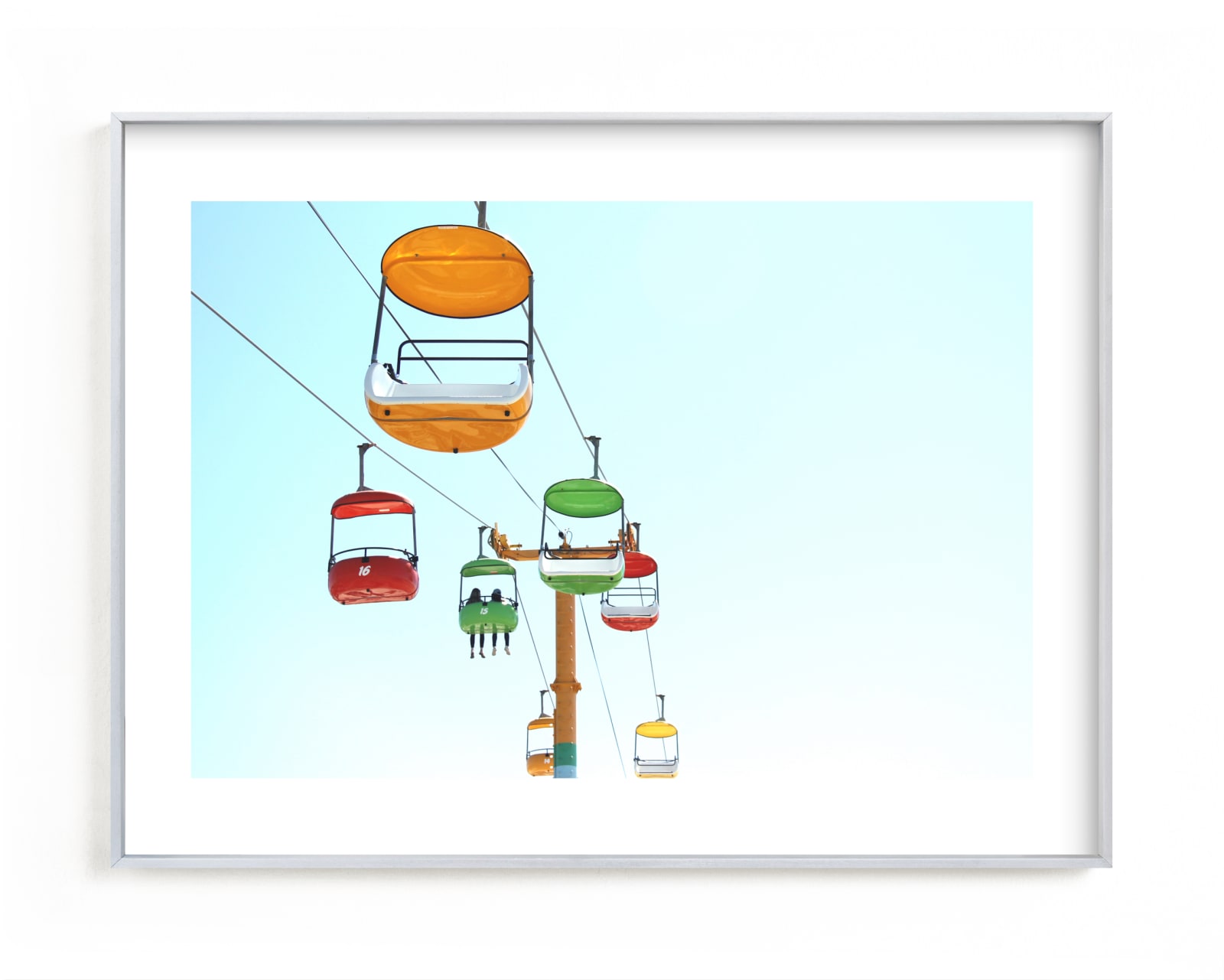 "Ride In The Sky" - Limited Edition Art Print by PHEP Design Studio in beautiful frame options and a variety of sizes.