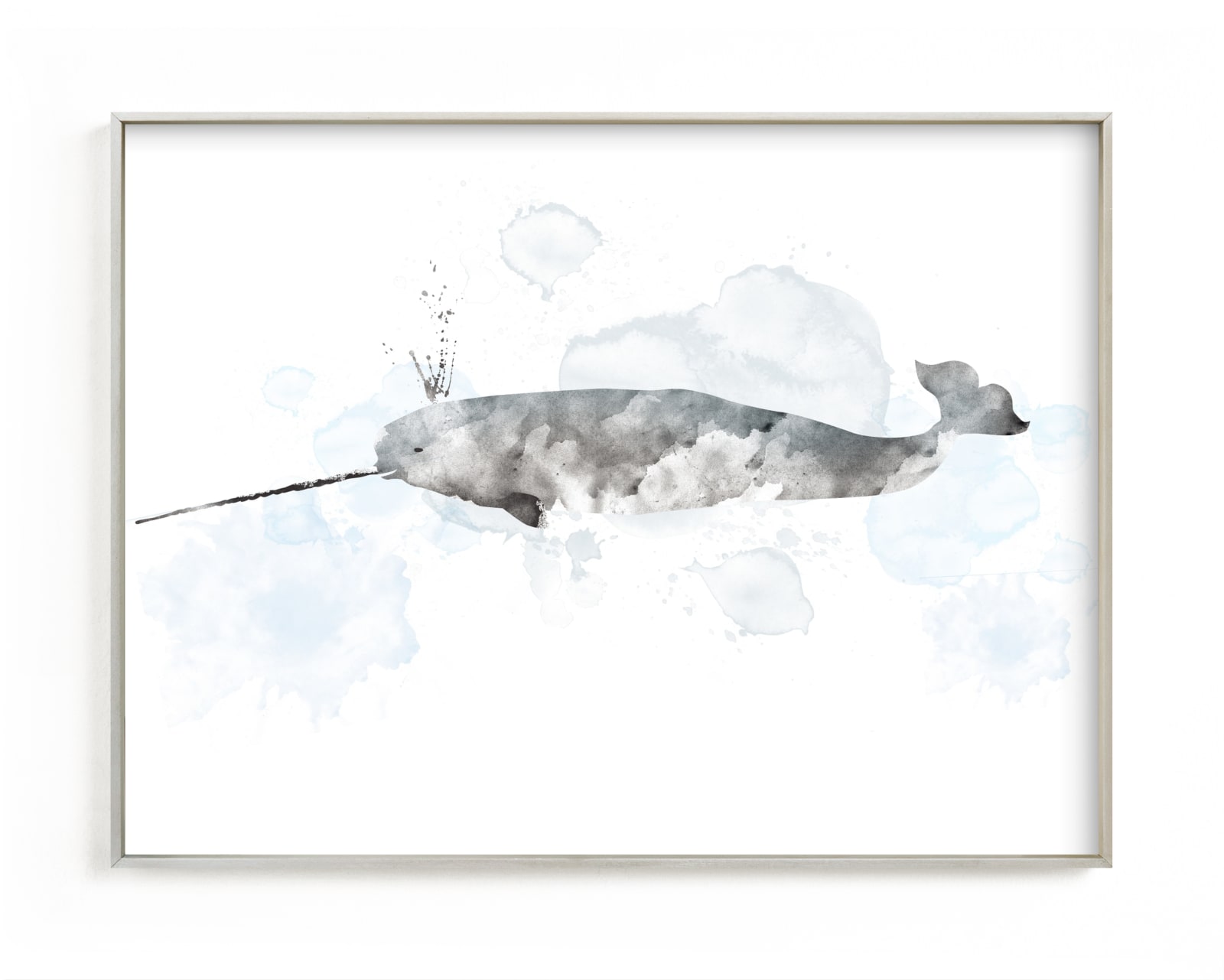 "Whale Series Two" - Limited Edition Art Print by Shirley Lin Schneider in beautiful frame options and a variety of sizes.