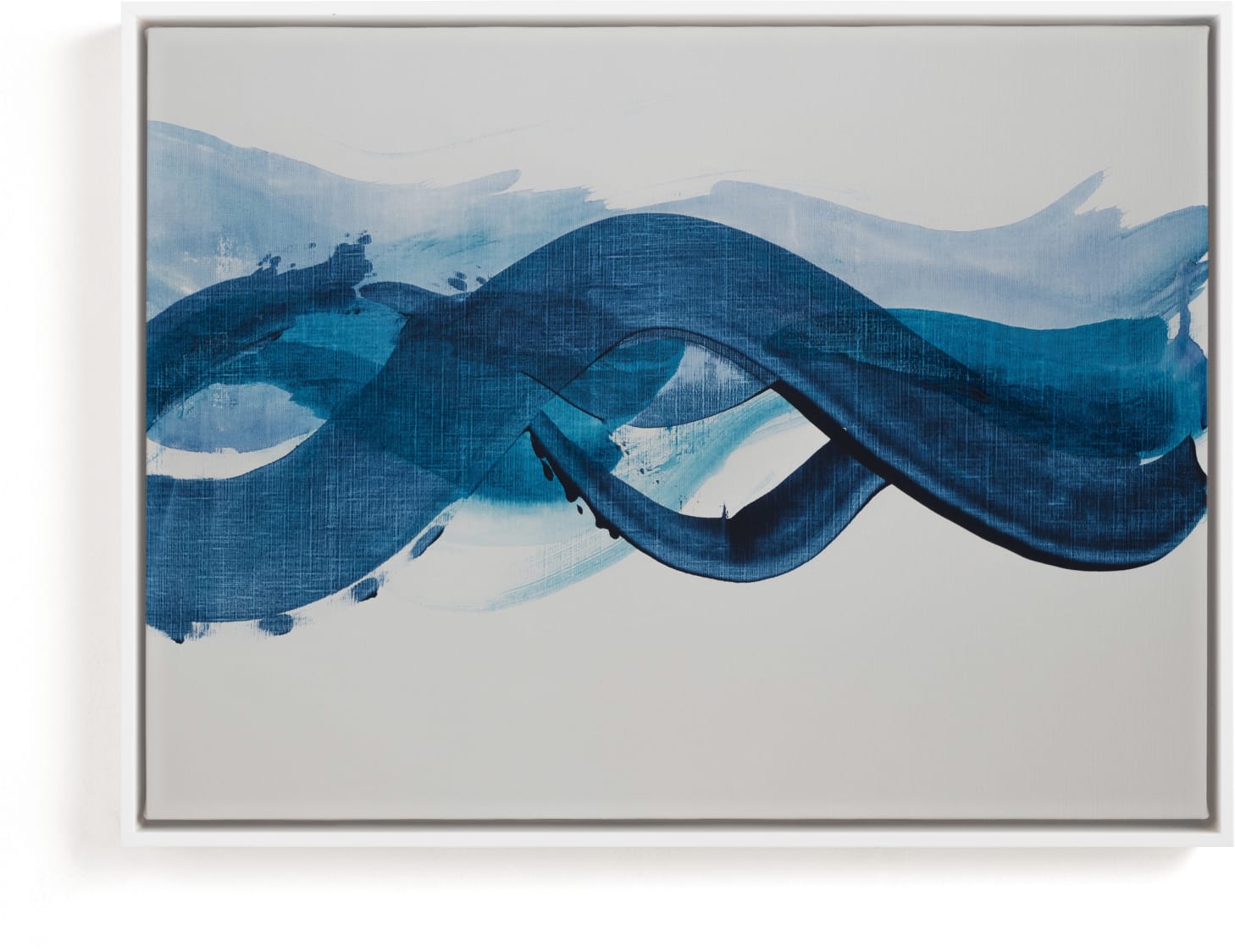 This is a blue art by Amy Gray called Rivulet.