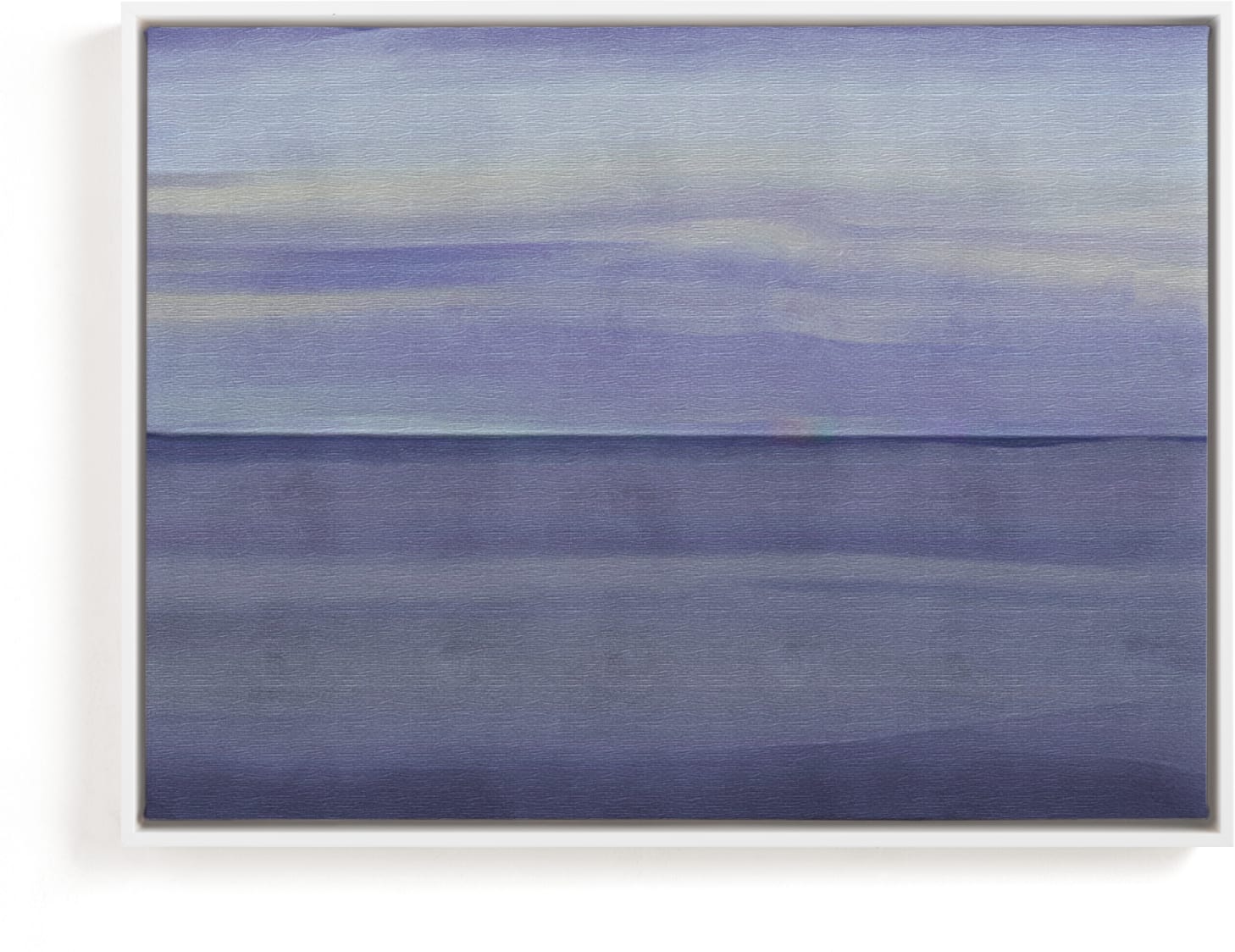 This is a purple art by Cass Imagines called Blue Horizon.