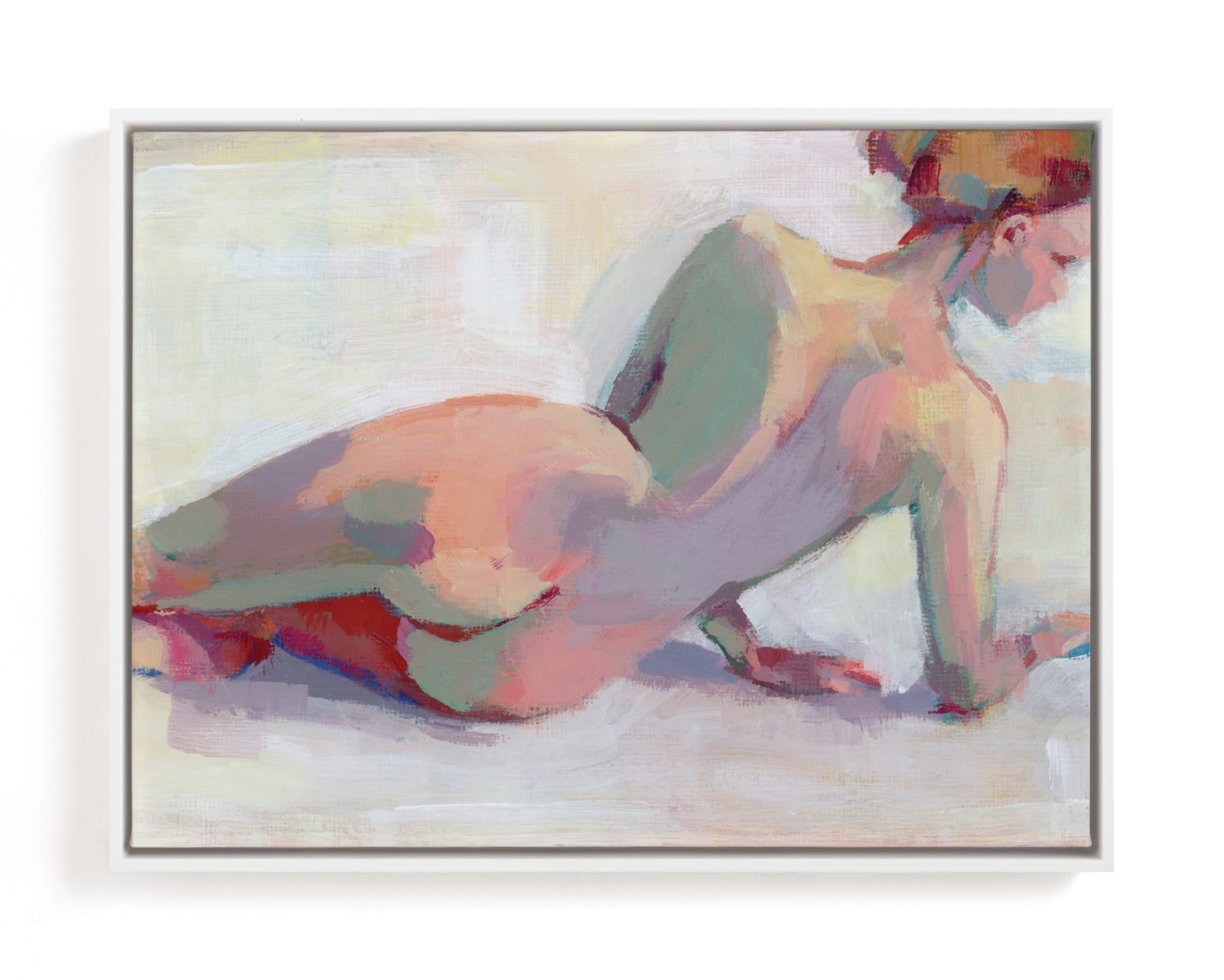 "Sunbather" - Limited Edition Art Print by sue prue in beautiful frame options and a variety of sizes.