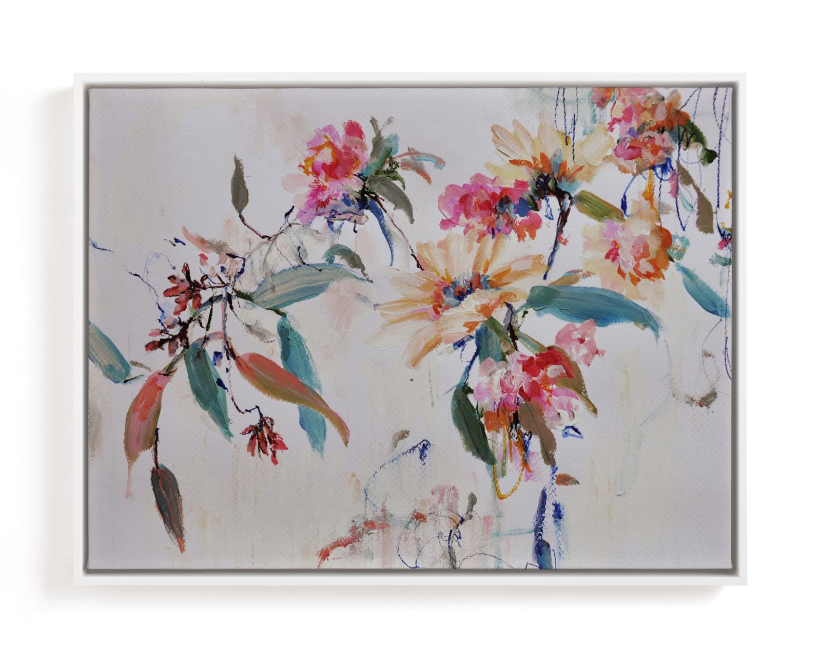 "Fiori di Firenze" - Limited Edition Art Print by Sonal Nathwani in beautiful frame options and a variety of sizes.