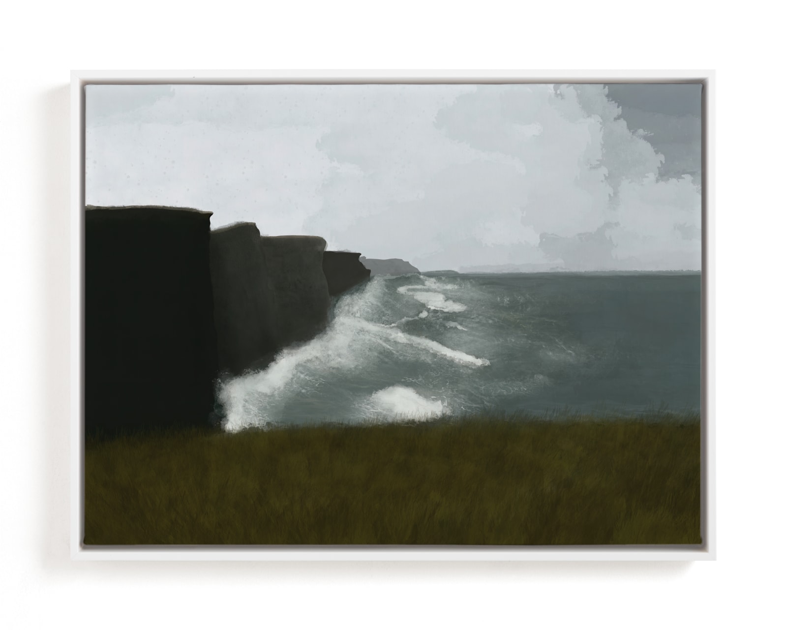 "Moher 3" - Limited Edition Art Print by Kristen Marie in beautiful frame options and a variety of sizes.
