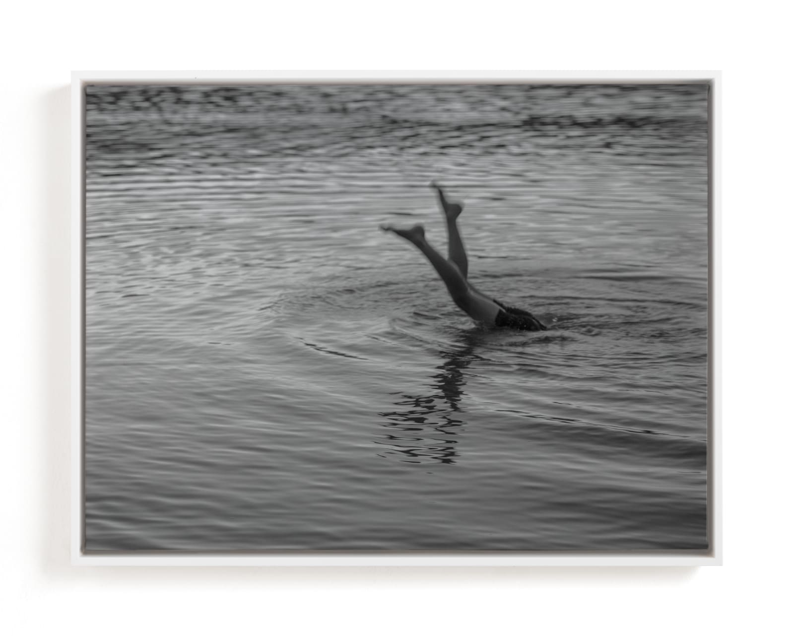 "nightswimming" - Limited Edition Art Print by Sara Hicks Malone in beautiful frame options and a variety of sizes.