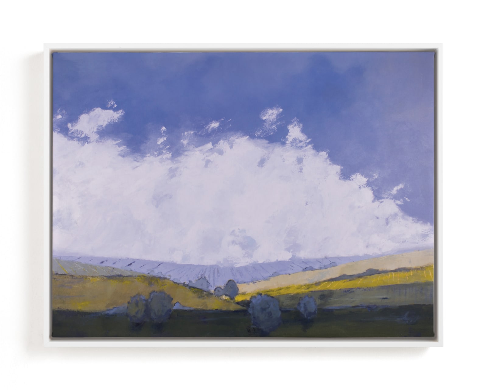 "Midwestern Fields" - Limited Edition Art Print by Kara Schlabaugh in beautiful frame options and a variety of sizes.