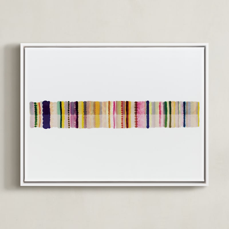 "Your Element" - Art Print in Rainbow by HAPI ART - Framed Canvas