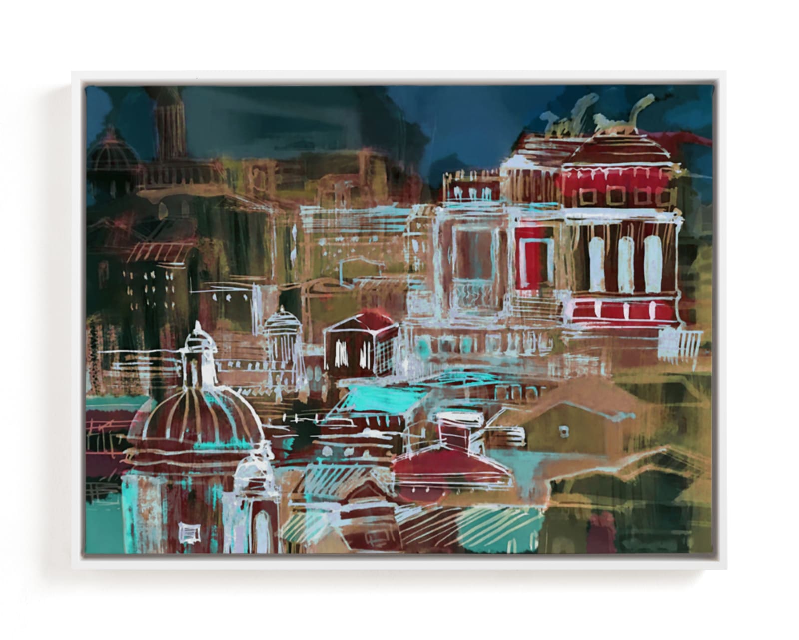 "Venice at night" - Limited Edition Art Print by Oana Prints in beautiful frame options and a variety of sizes.