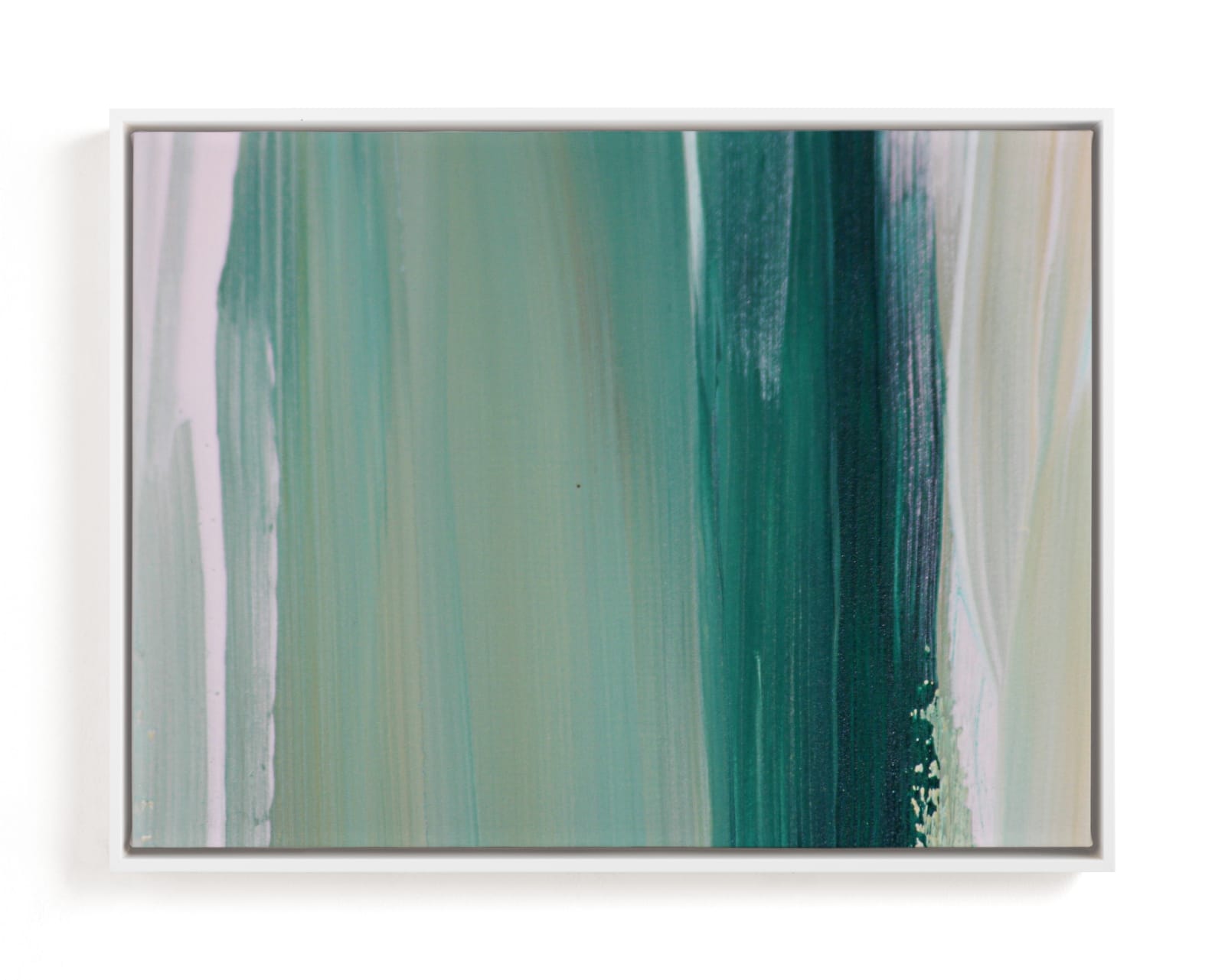 "Emerald Blades" - Limited Edition Art Print by Artsy Canvas Girl Designs in beautiful frame options and a variety of sizes.
