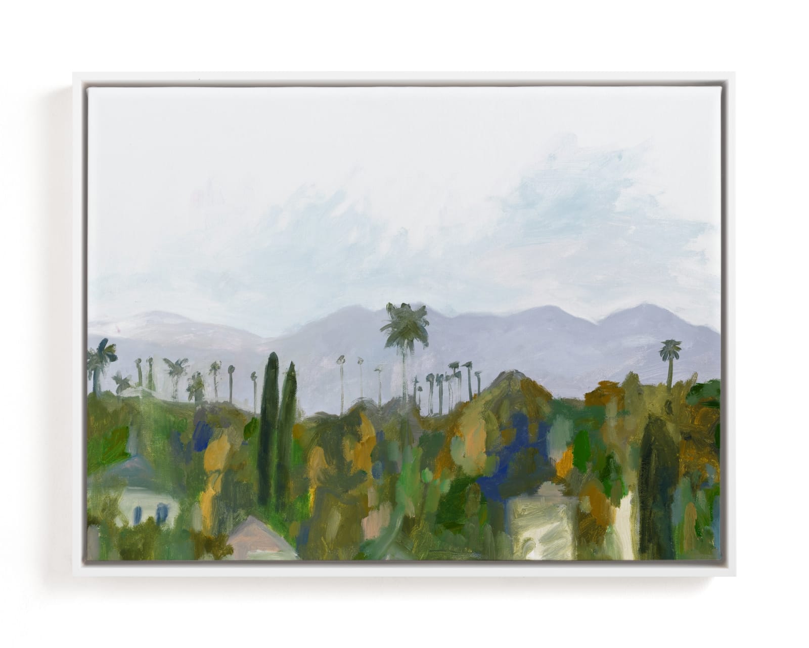 "Los Angeles landscape" - Limited Edition Art Print by Kelly Witmer in beautiful frame options and a variety of sizes.