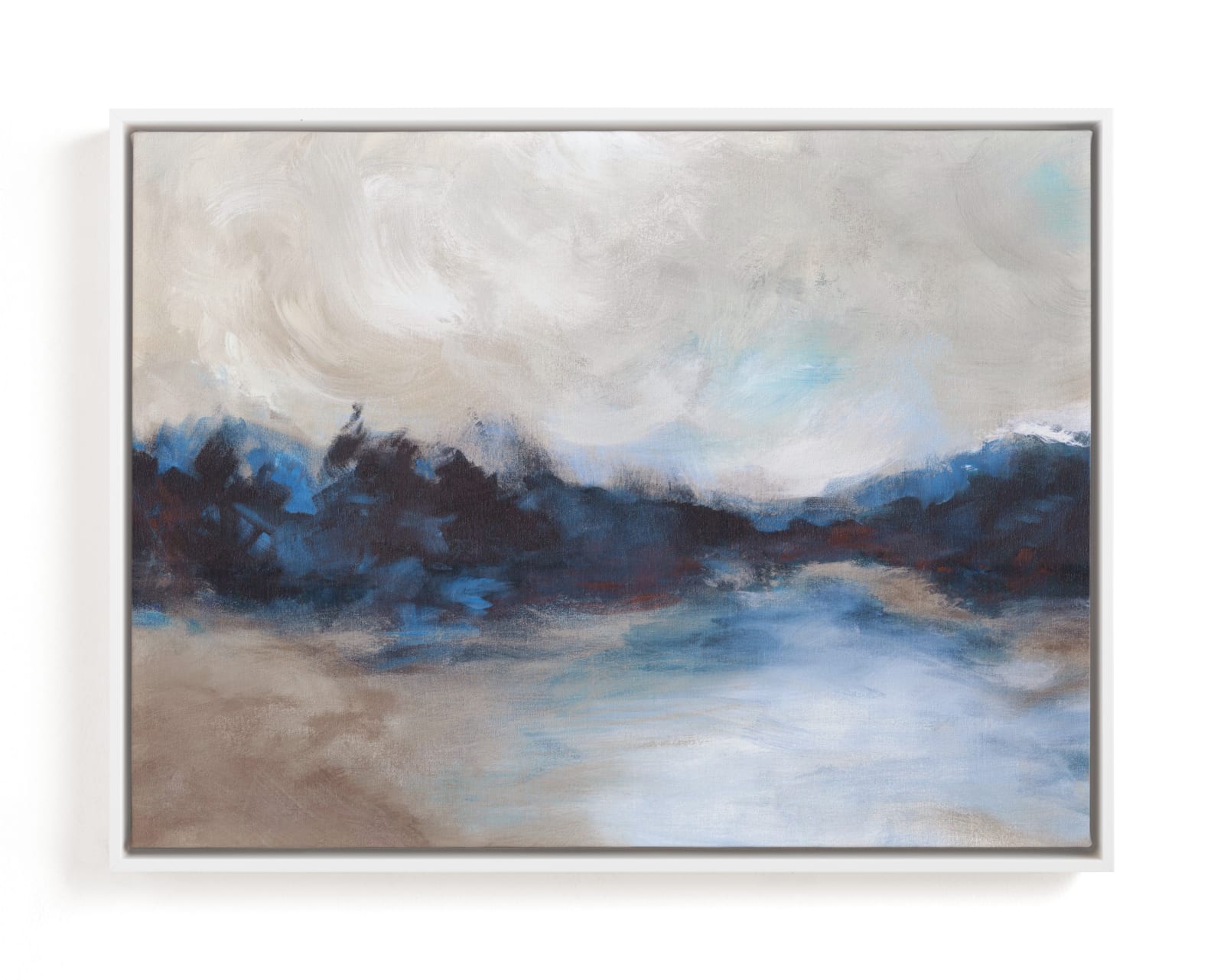 "Saint Mary's Lake" - Limited Edition Art Print by Lorent and Leif in beautiful frame options and a variety of sizes.