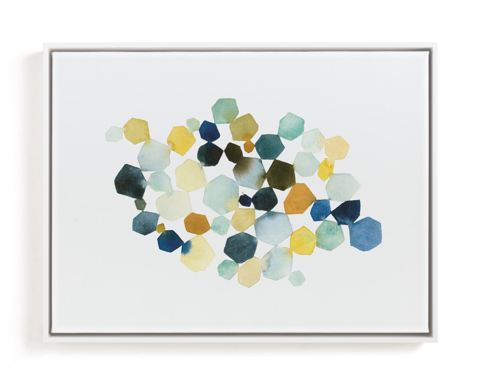 "Hexagon Cluster II" - Open Edition Fine Art Print by Yao Cheng Design in beautiful frame options and a variety of sizes.