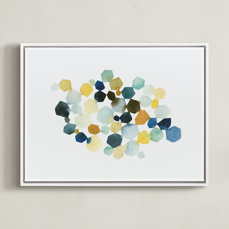 "Hexagon Cluster II" - Open Edition Fine Art Print by Yao Cheng Design in beautiful frame options and a variety of sizes.