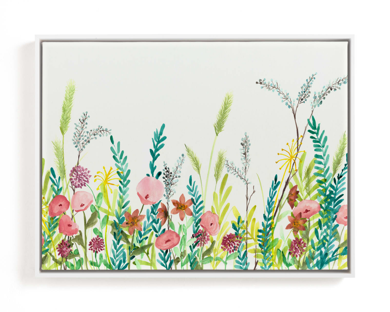 "Wildflower and Free" - Limited Edition Art Print by Lizzie Bowman in beautiful frame options and a variety of sizes.