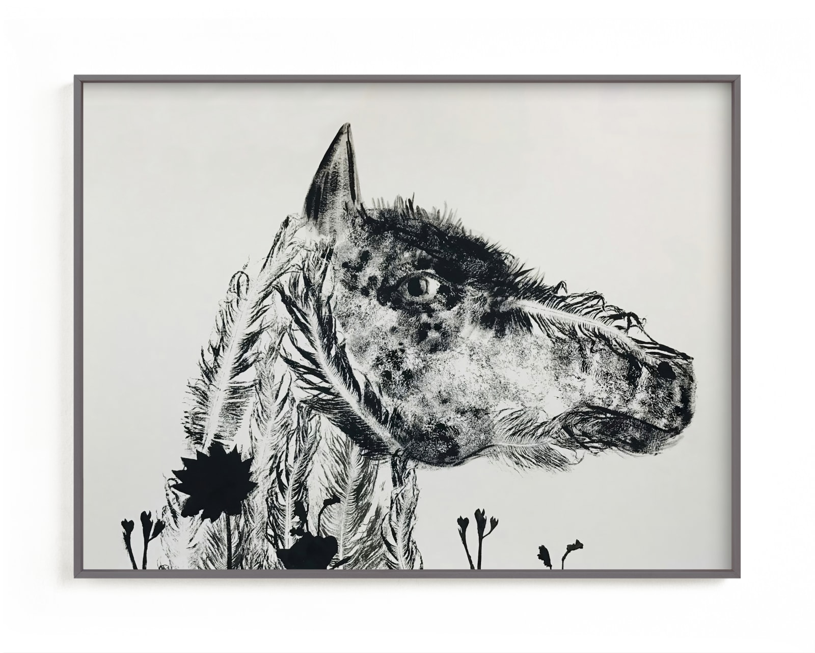 "Horse" - Limited Edition Art Print by Holly Hudson in beautiful frame options and a variety of sizes.