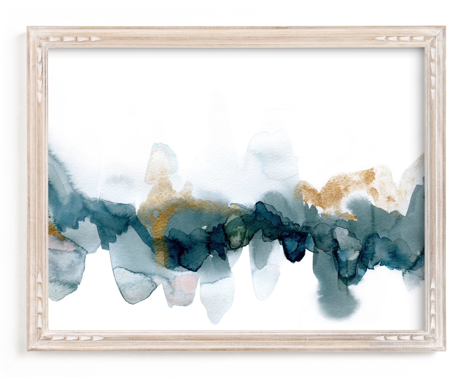 "Fractured Horizon 1" - Art Print by Melanie Severin in beautiful frame options and a variety of sizes.