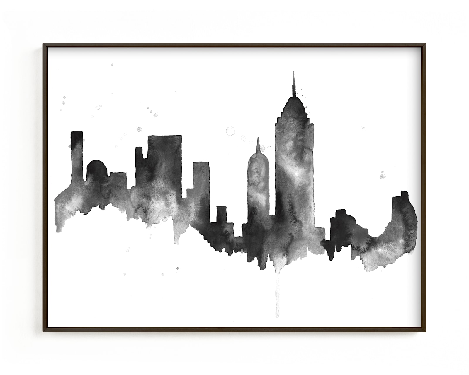 "New York City Skyline" - Limited Edition Art Print by Kelsey McNatt in beautiful frame options and a variety of sizes.