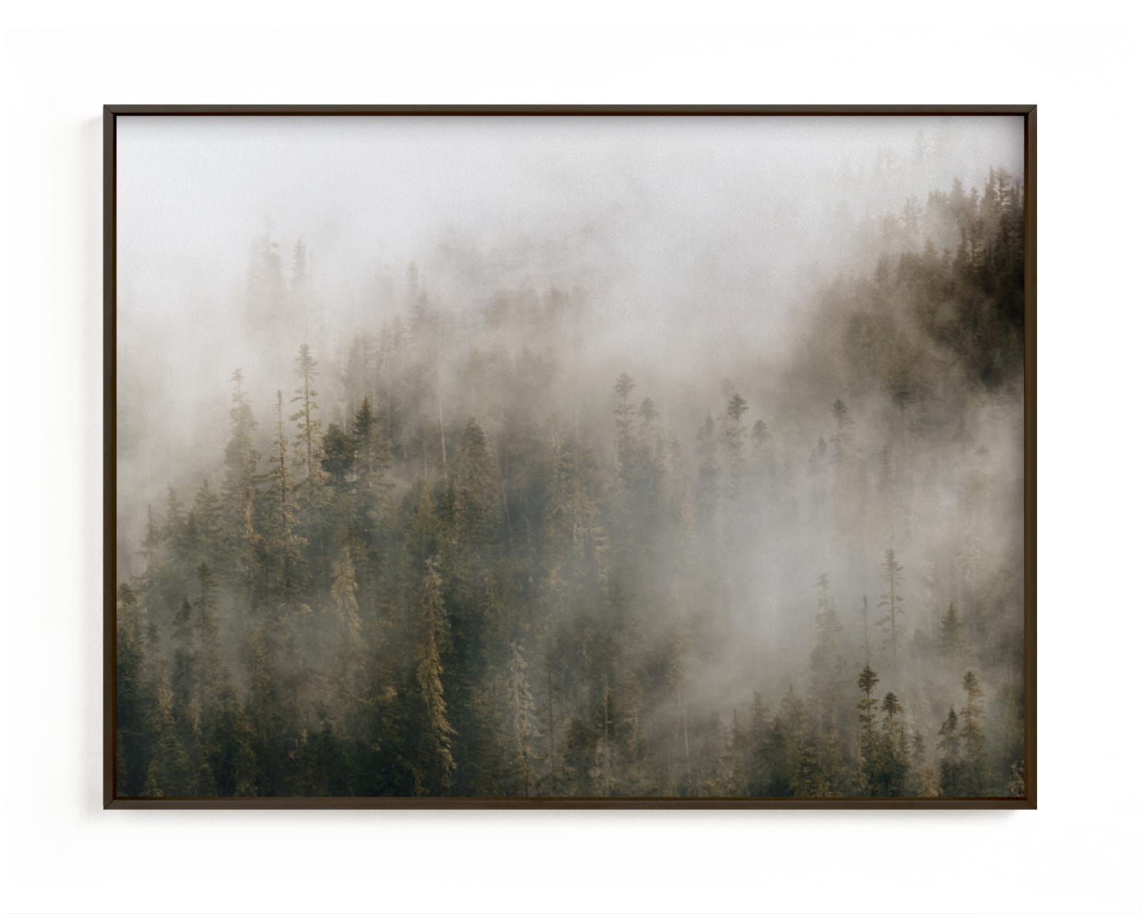 "Pacific North Fog" - Limited Edition Art Print by 1885 Atelier in beautiful frame options and a variety of sizes.