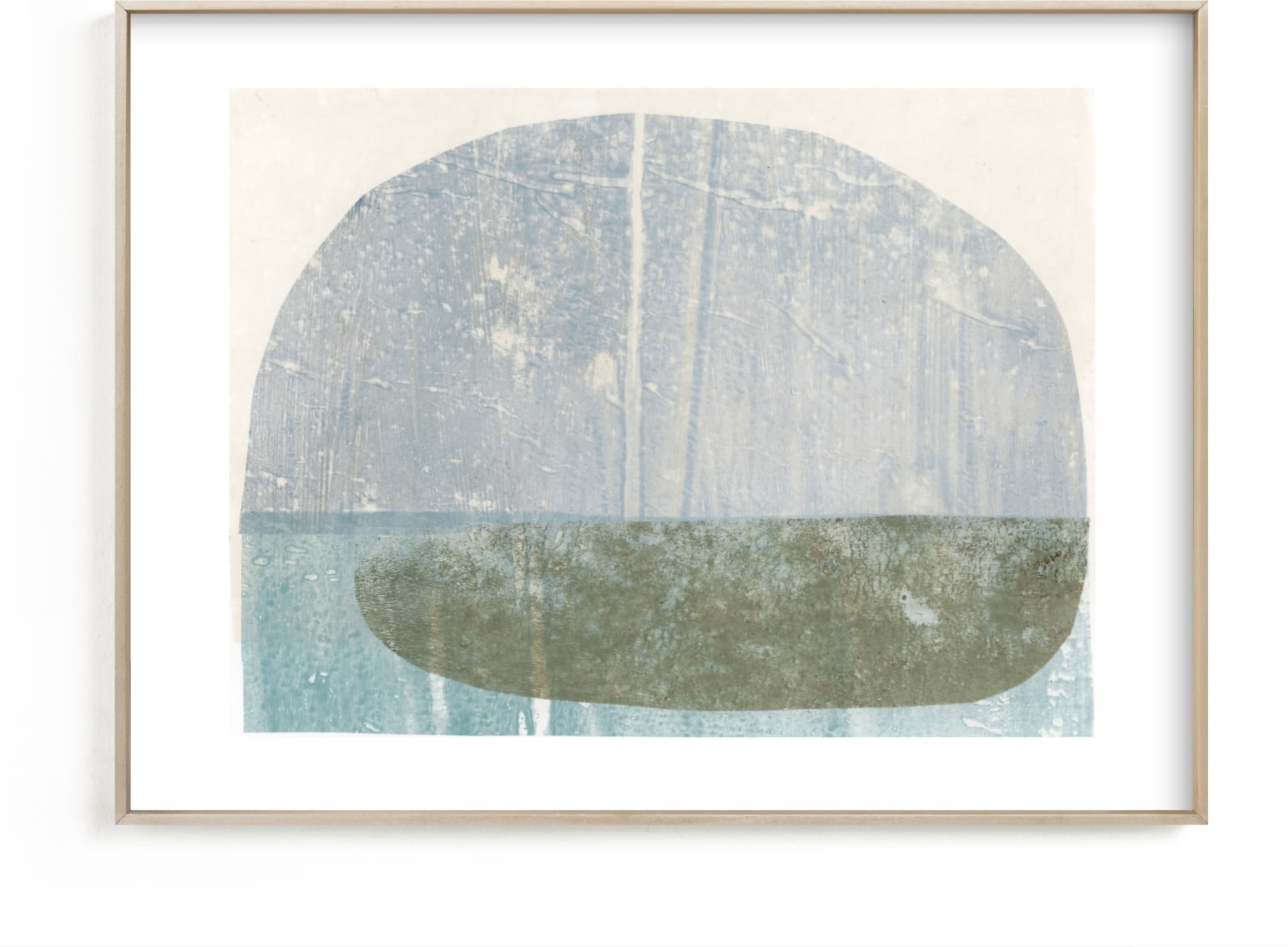 This is a blue kids wall art by Jennifer Daily called Water's Edge.