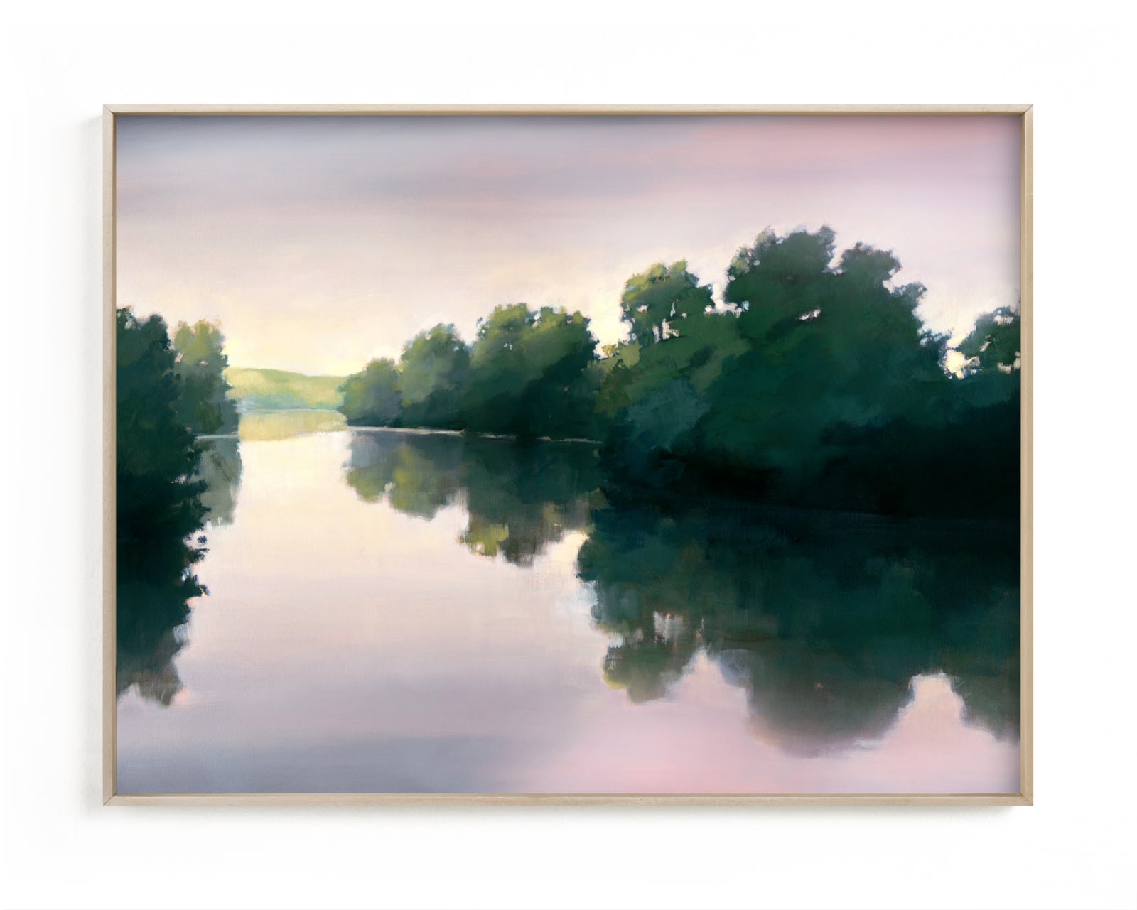 "Divergent Water" - Limited Edition Art Print by Stephanie Goos Johnson in beautiful frame options and a variety of sizes.
