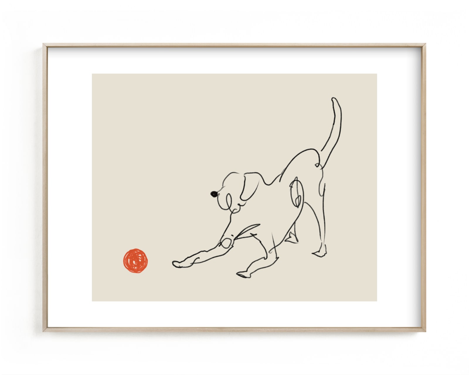 "Let's Play" - Limited Edition Art Print by Adelyn T. in beautiful frame options and a variety of sizes.