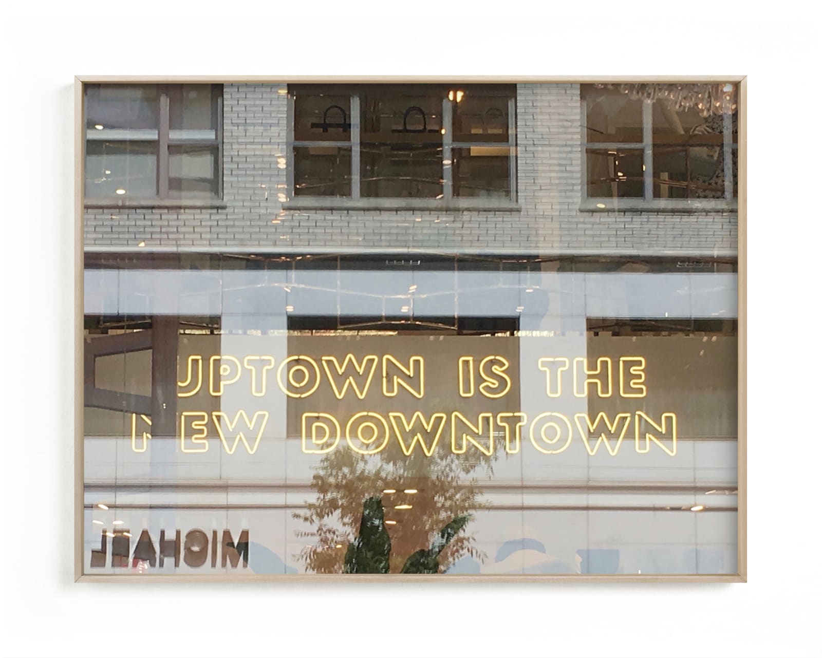 "Uptown" - Limited Edition Art Print by Jan Kessel in beautiful frame options and a variety of sizes.