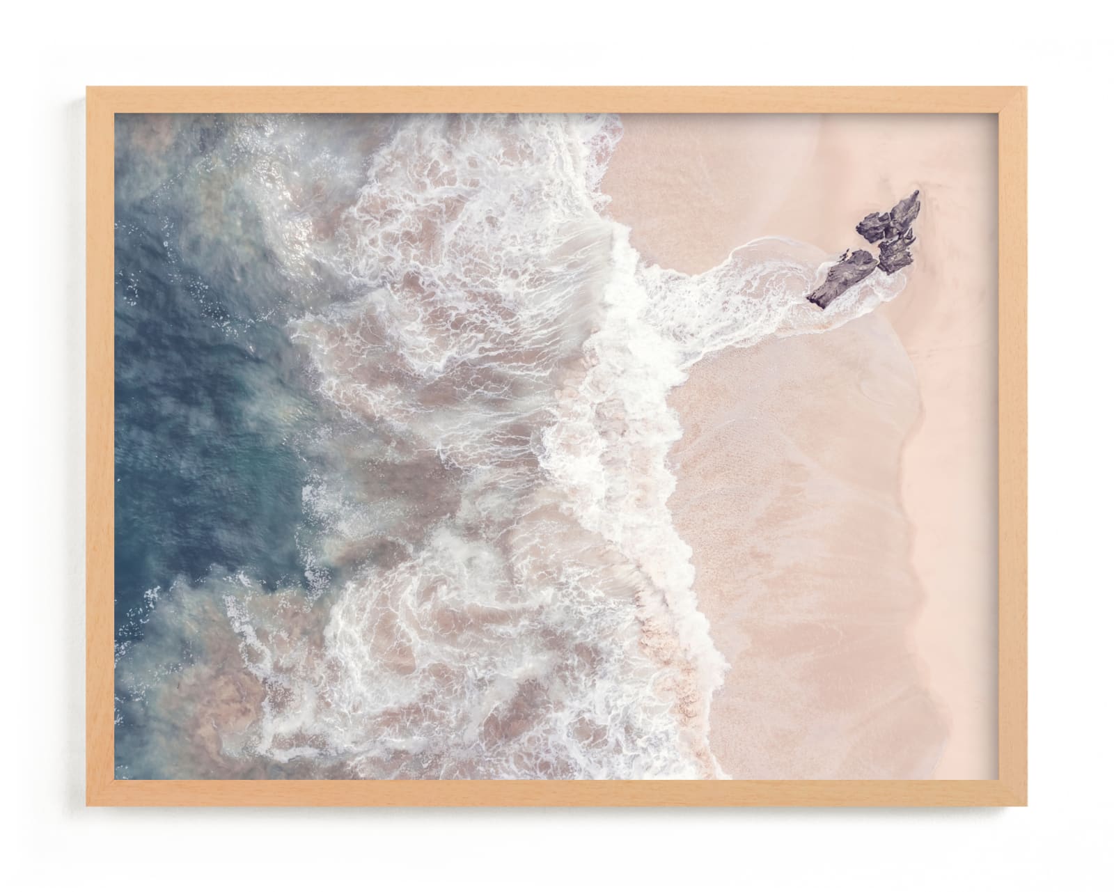 "Sea Love" - Limited Edition Art Print by Tania Medeiros in beautiful frame options and a variety of sizes.