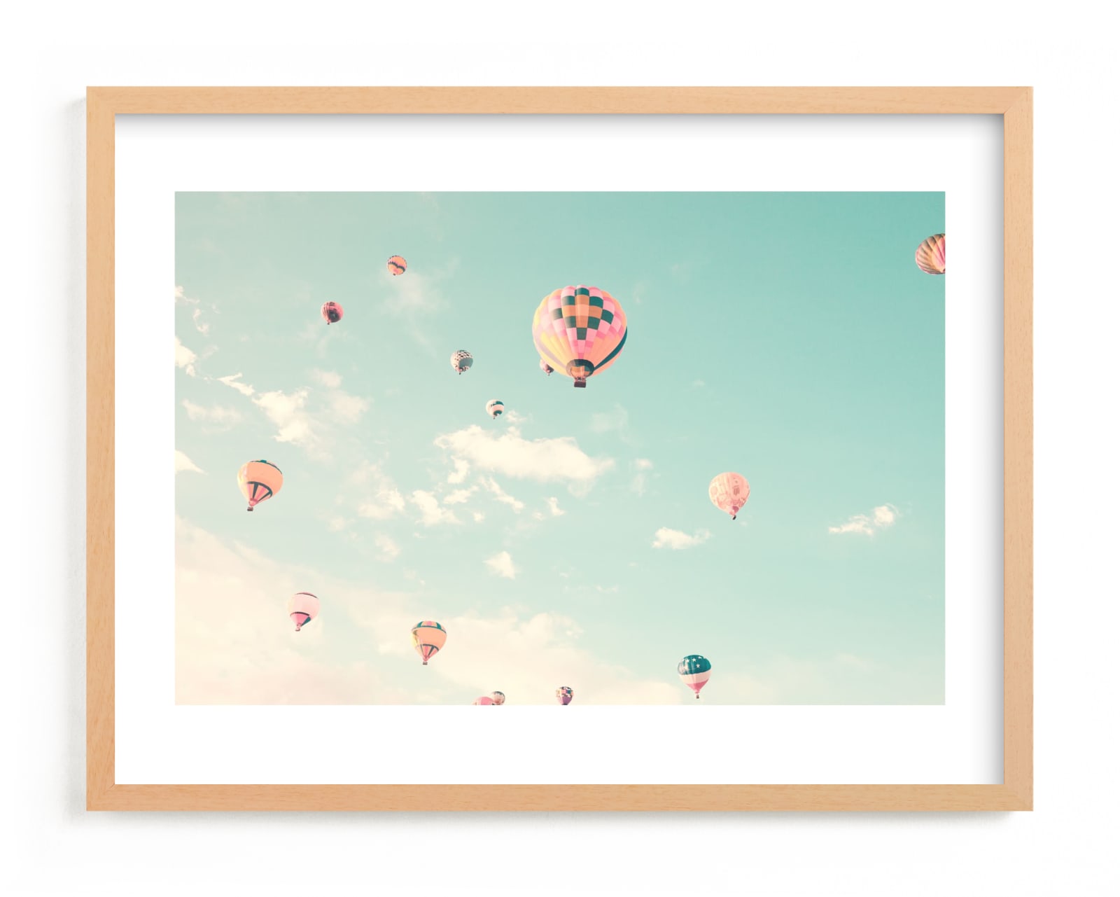 "Sky Dreams Forever" - Limited Edition Art Print by Caroline Mint in beautiful frame options and a variety of sizes.