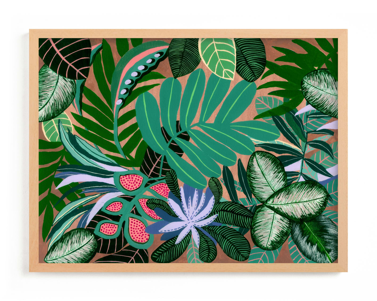 "Paradise" - Limited Edition Art Print by FERNANDA MARTINEZ in beautiful frame options and a variety of sizes.