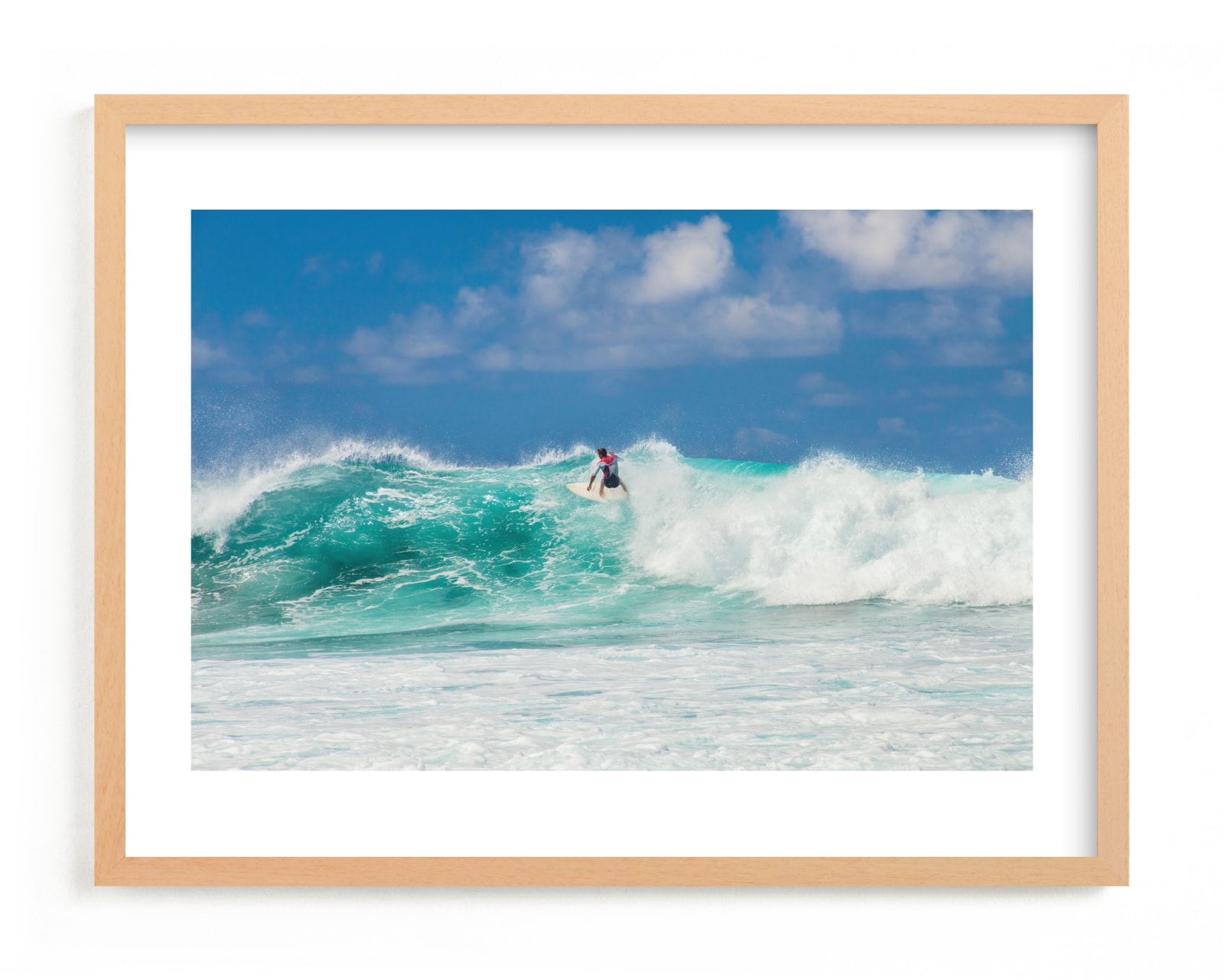 "Surfing Lanzarote" by M.E.Segantini in beautiful frame options and a variety of sizes.