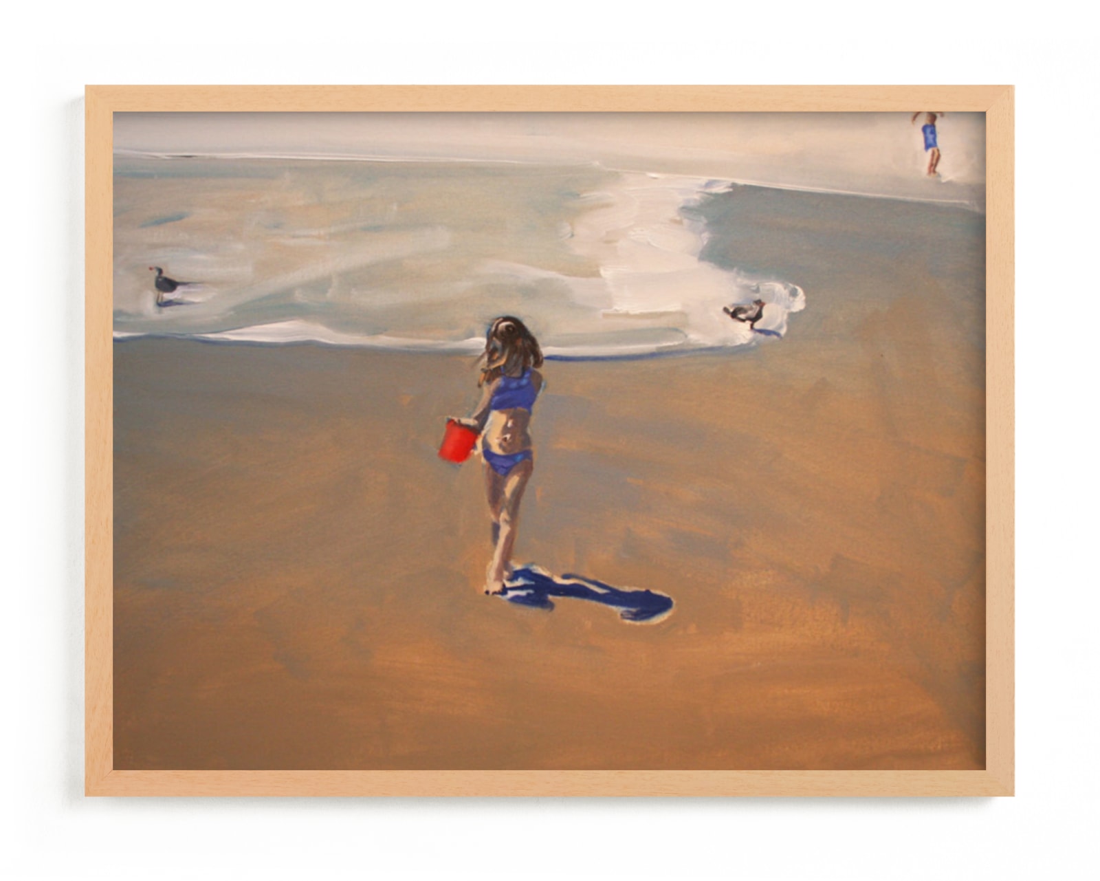 "Oxnard Violet 1" - Art Print by Annie Seaton in beautiful frame options and a variety of sizes.