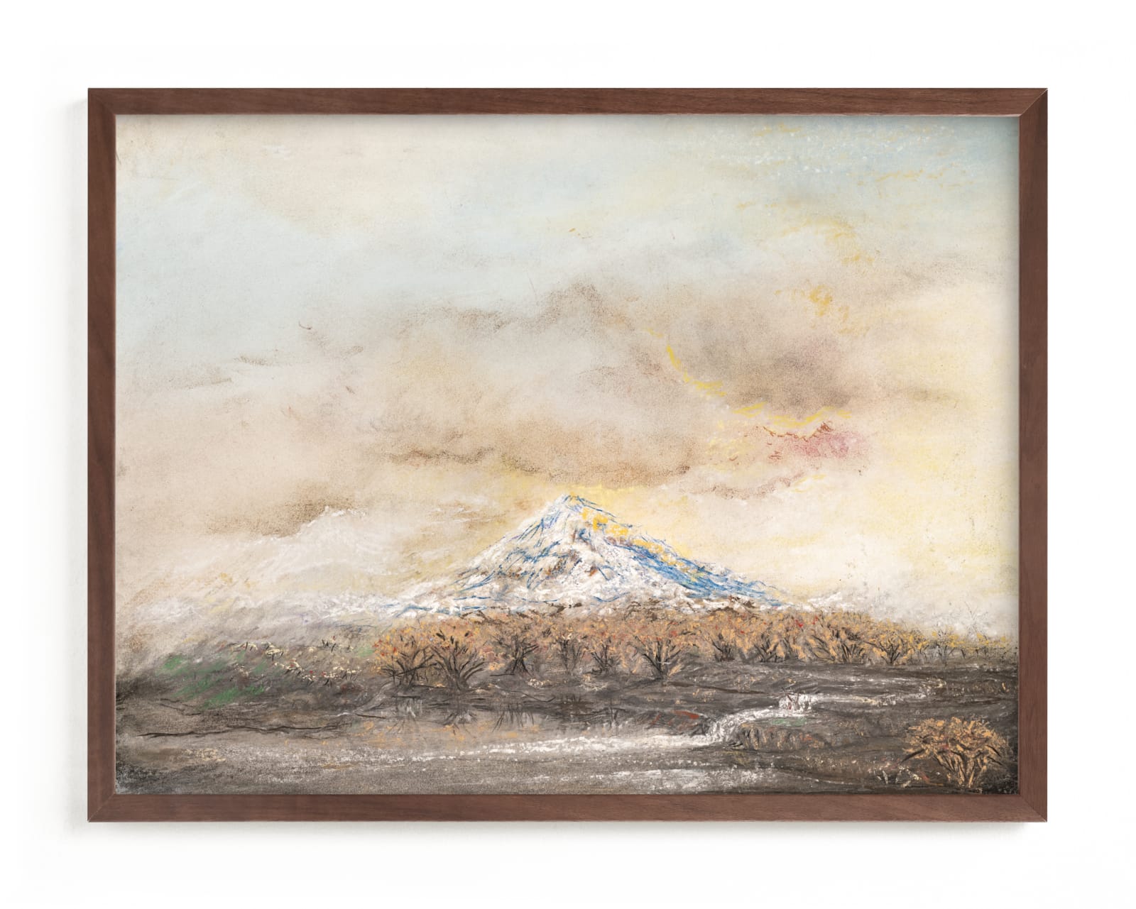 "Mountain of the Moon" by Ramnik Velji in beautiful frame options and a variety of sizes.