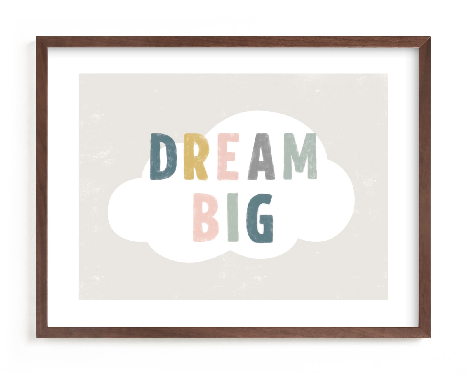 "Dream BIG" - Limited Edition Art Print by Pixel and Hank in beautiful frame options and a variety of sizes.
