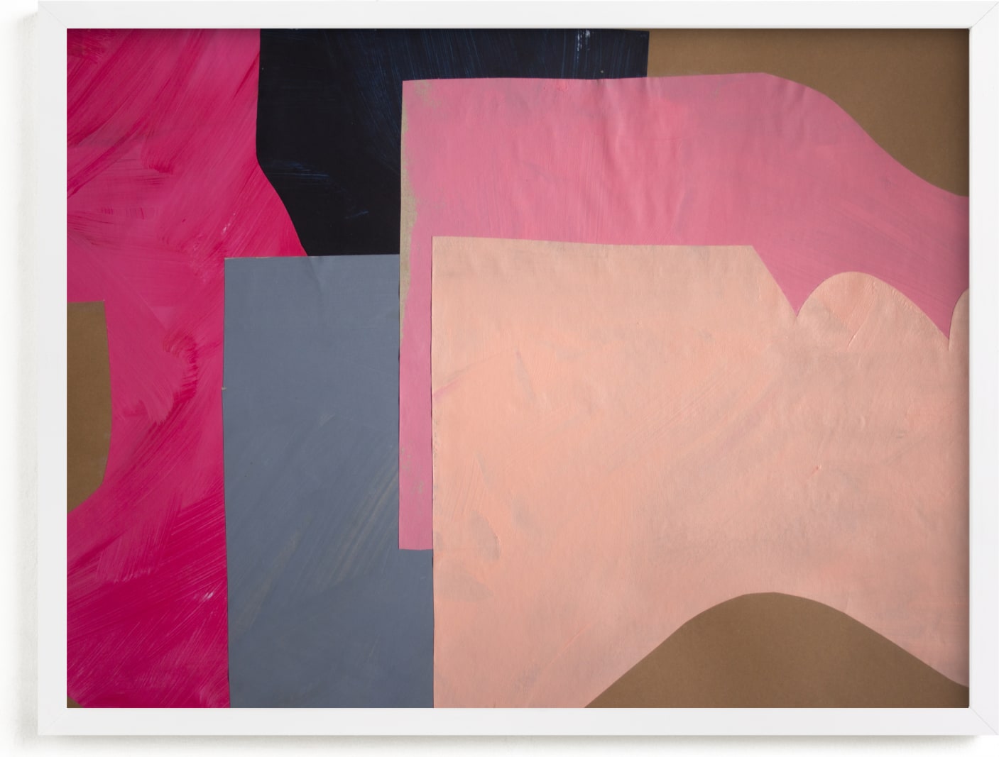 This is a blue art by cyrille gulassa called Pink Lands.