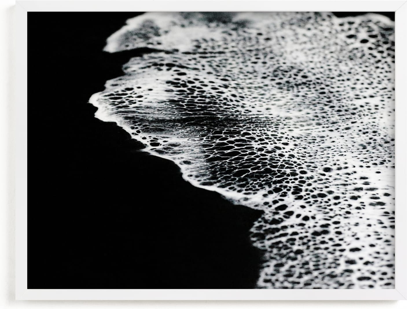 This is a black and white art by Christa Dominguez called Night Swim.